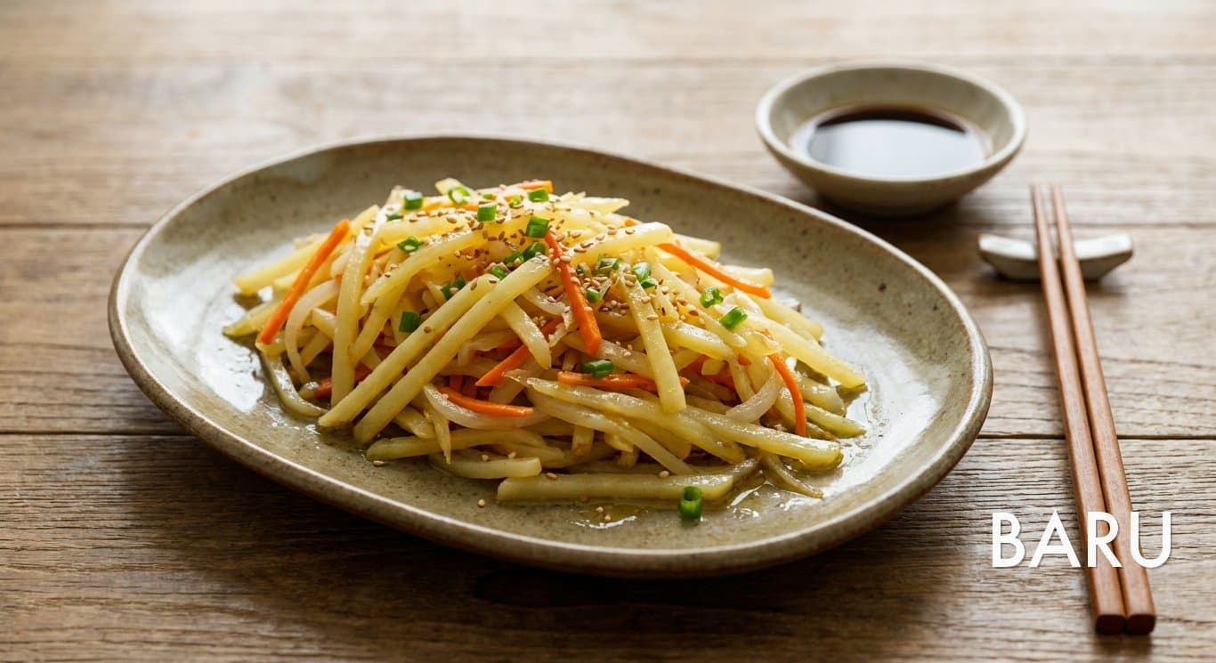 Stir-fried Julienned Potatoes (감자채볶음)