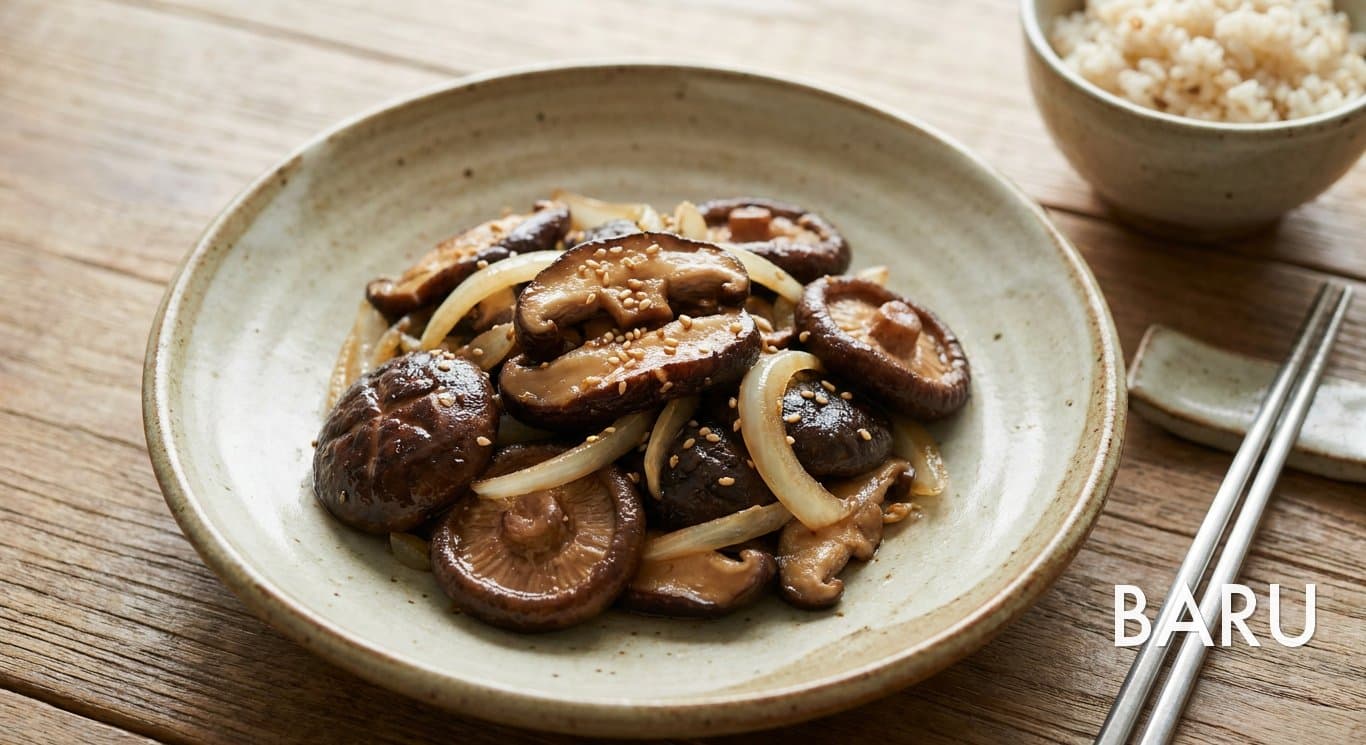 Stir-fried Shiitake Mushrooms (표고 버섯 볶음)