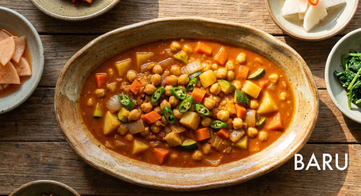 Spicy Chickpea Curry (매콤 병아리콩 카레)