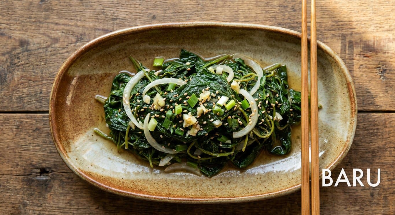 Stir-fried Perilla Leaf Shoots (깻잎순 볶음)