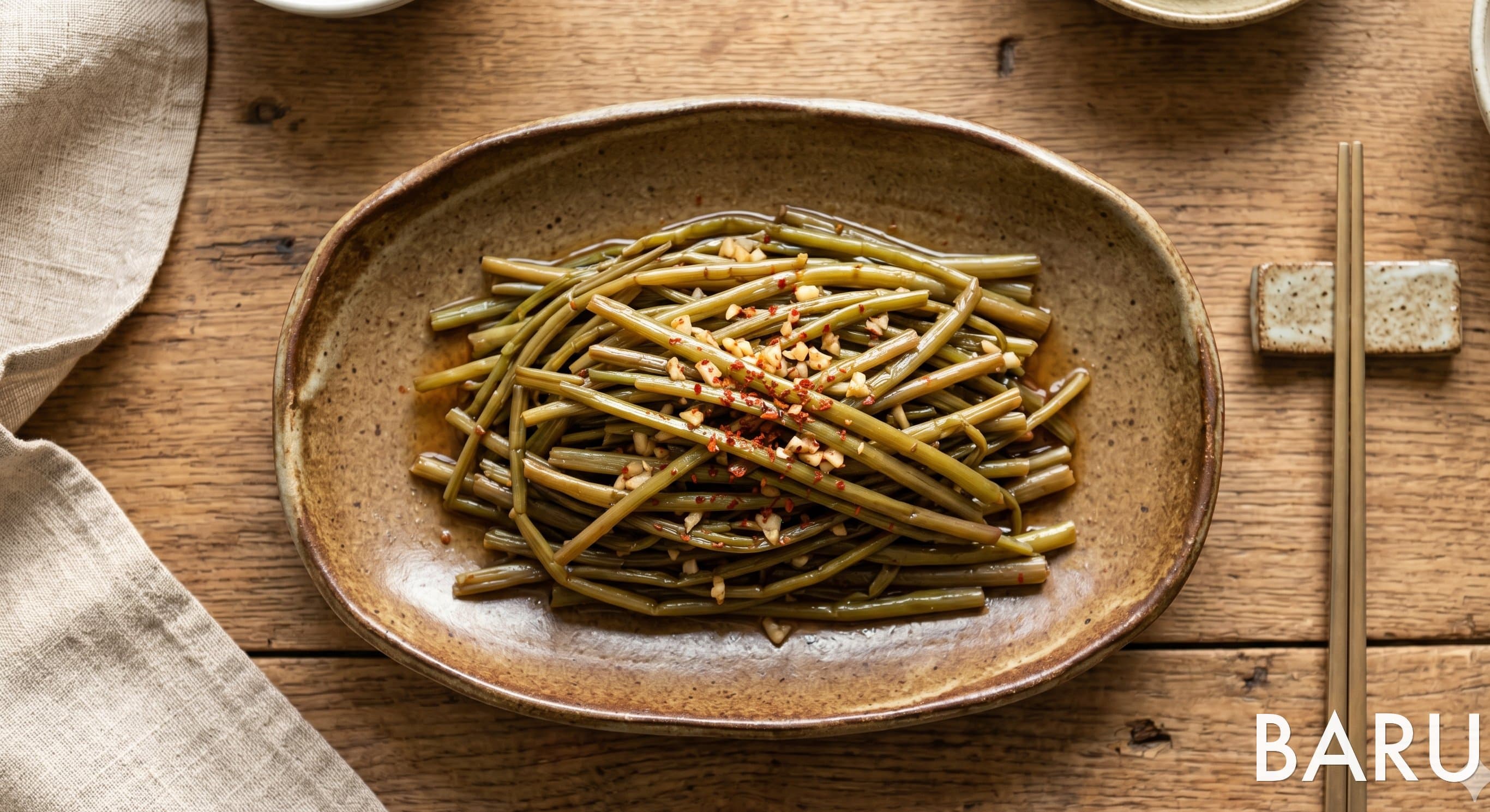 Stir-fried Sweet Potato Stems (고구마줄기볶음)