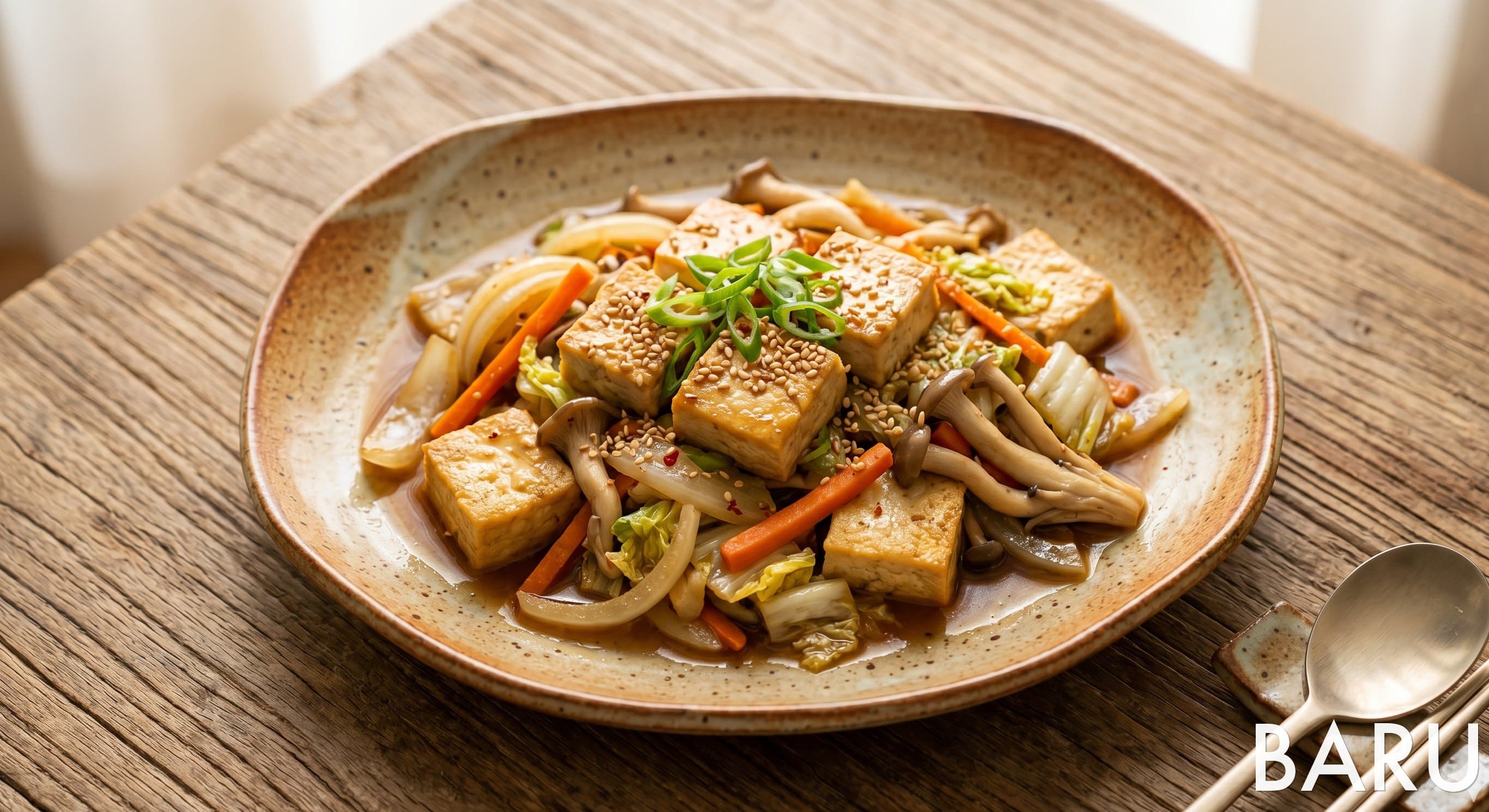 Stir-fried Tofu with Vegetables (두부야채볶음)