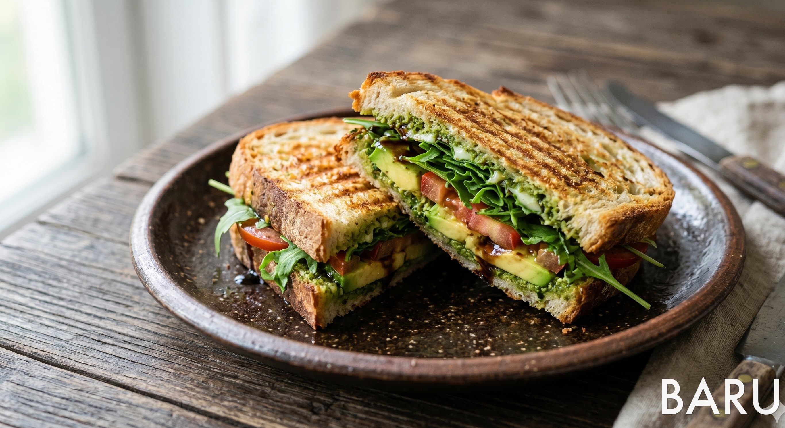 Wild Garlic Pesto Panini (산마늘페스토 파니니)