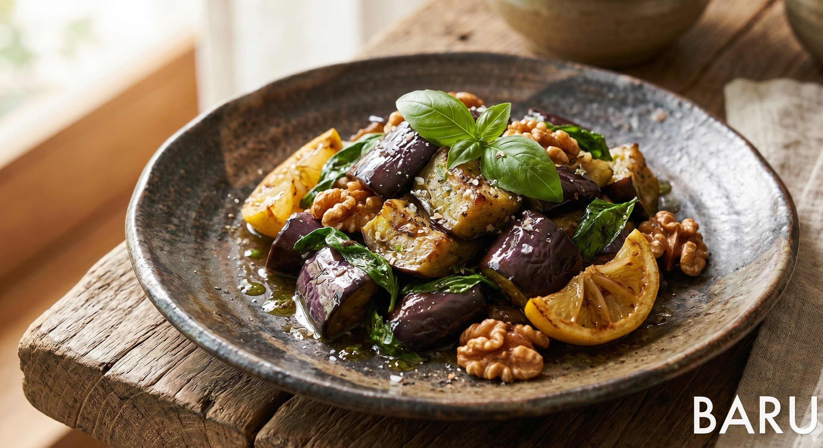 Herb-infused Eggplant Stir-fry (허브 가지볶음)