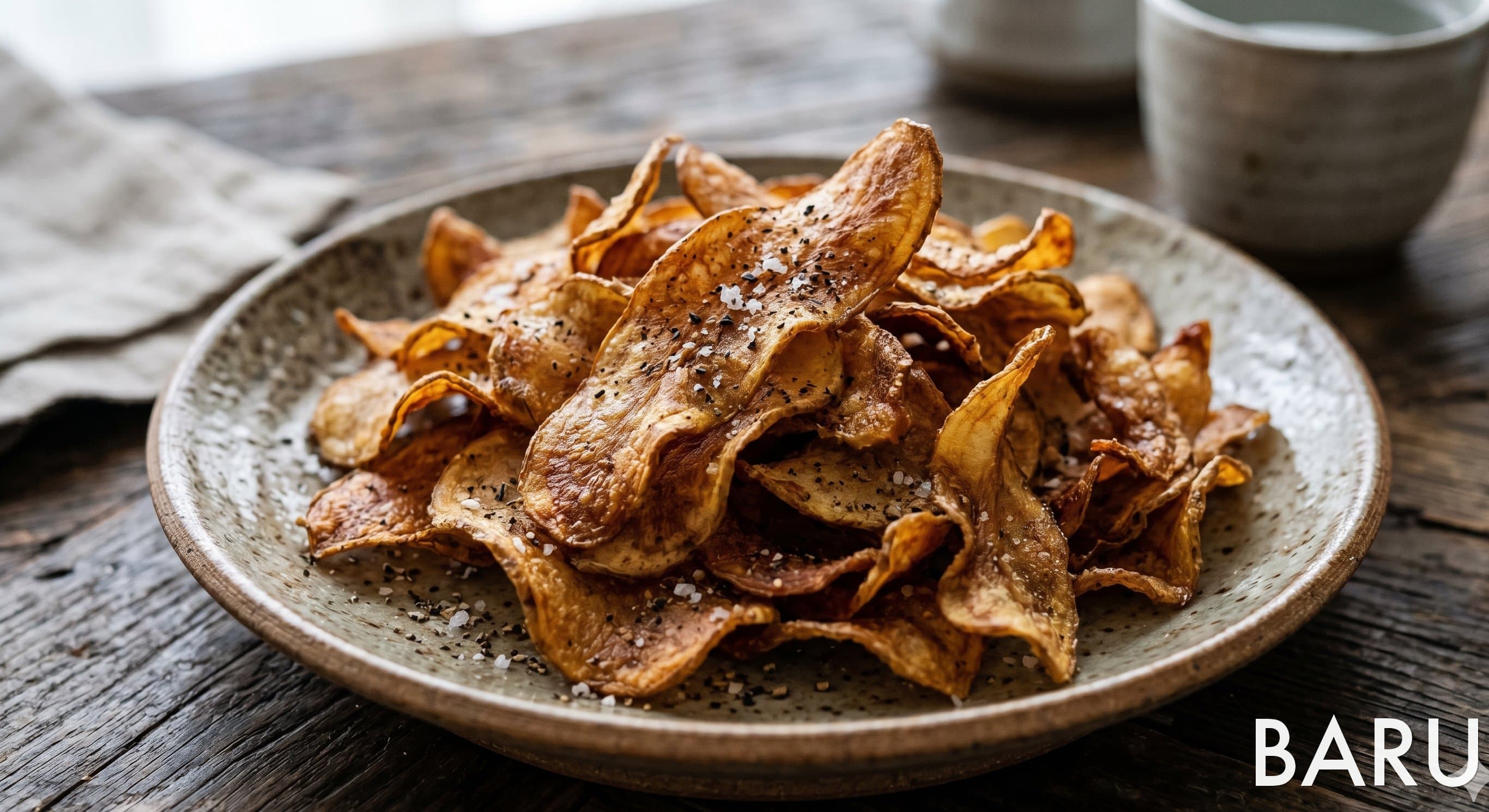 Crispy Potato Peel Chips (감자껍질칩)