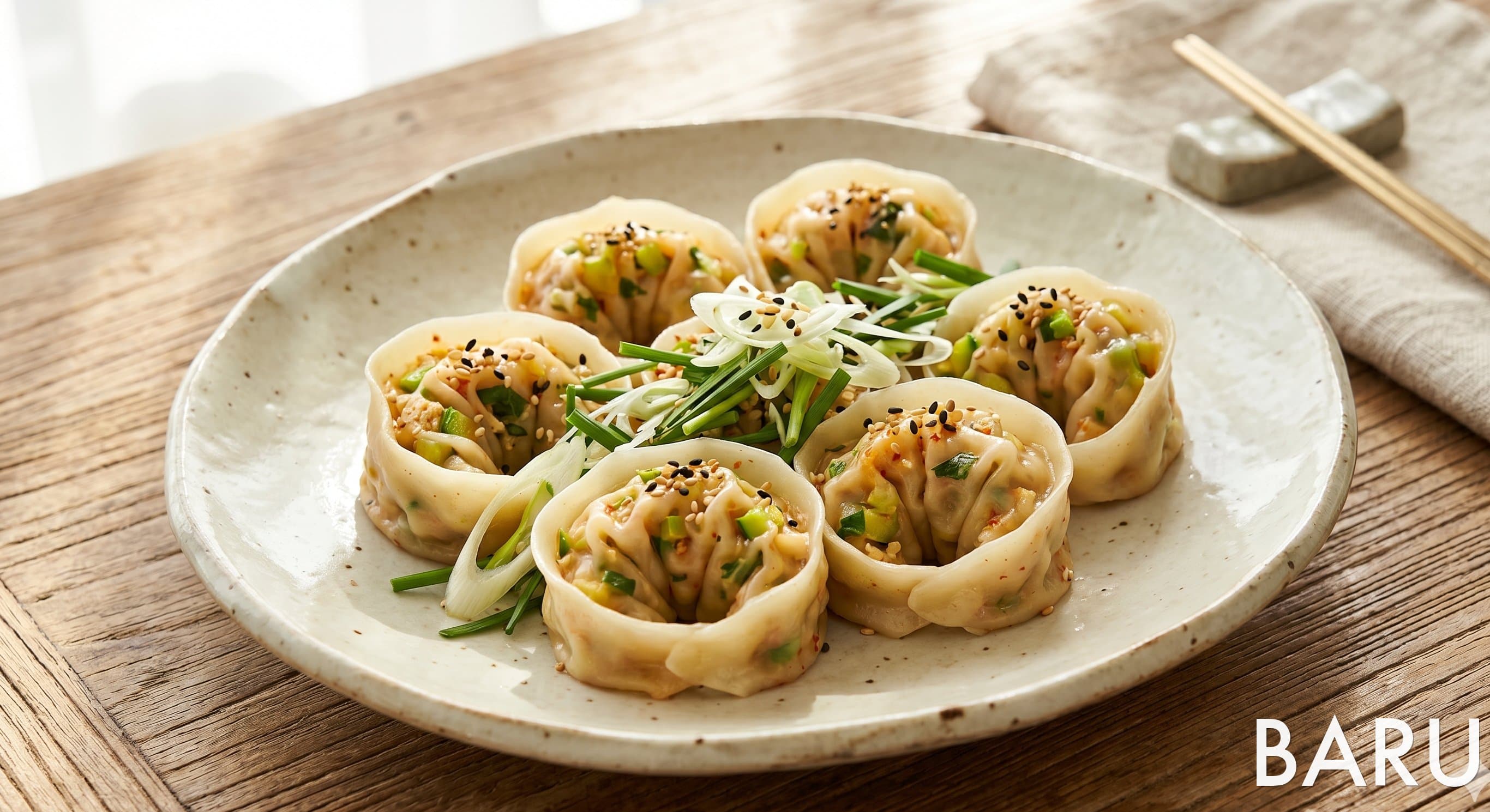 Spicy Zucchini Dumplings (매콤하고 담백한 애호박만두)