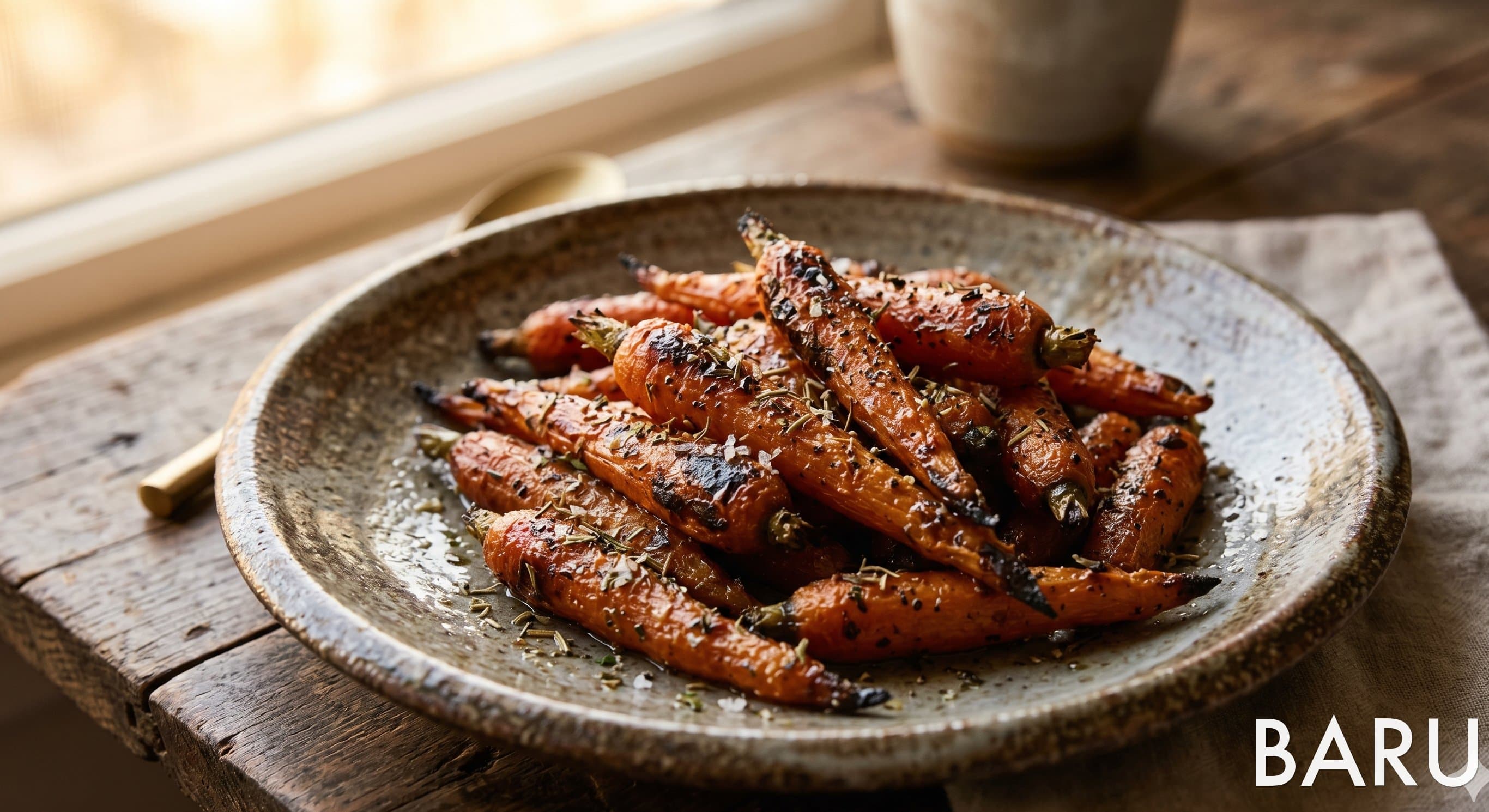 Oven-roasted Carrots with Herb Salt (당근오븐구이)