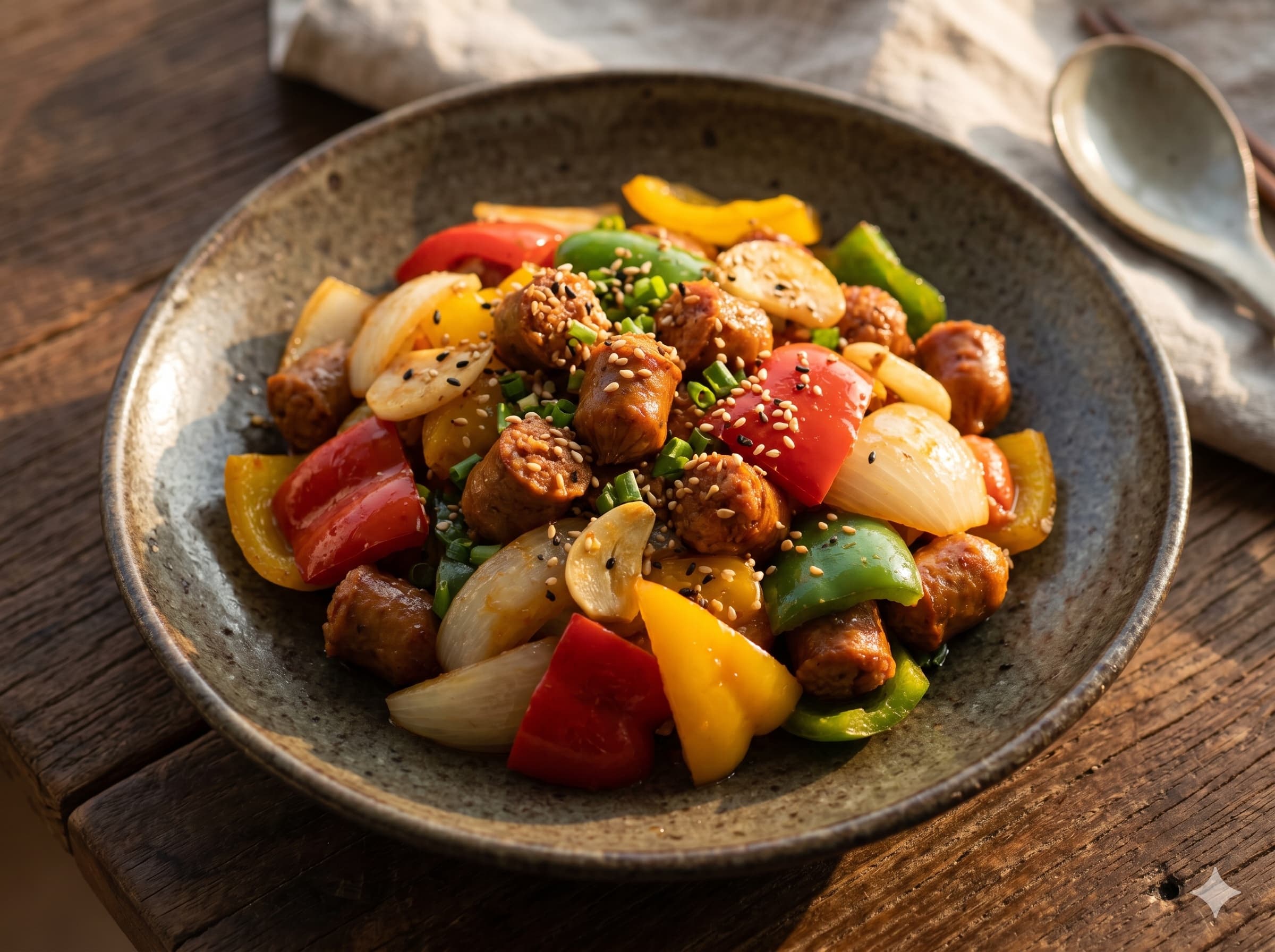 Sausage & Vegetable Stir-fry (소시지 야채볶음)