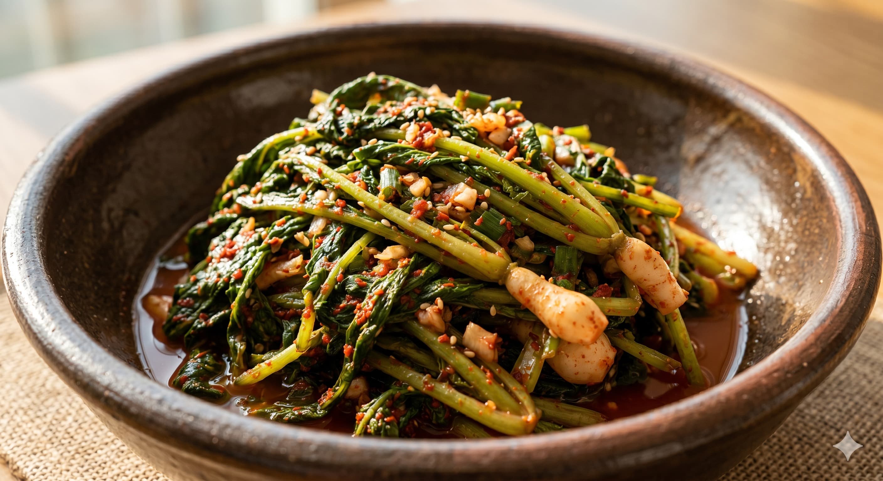 Yeolmu Kimchi (Young Radish Kimchi) (열무김치)