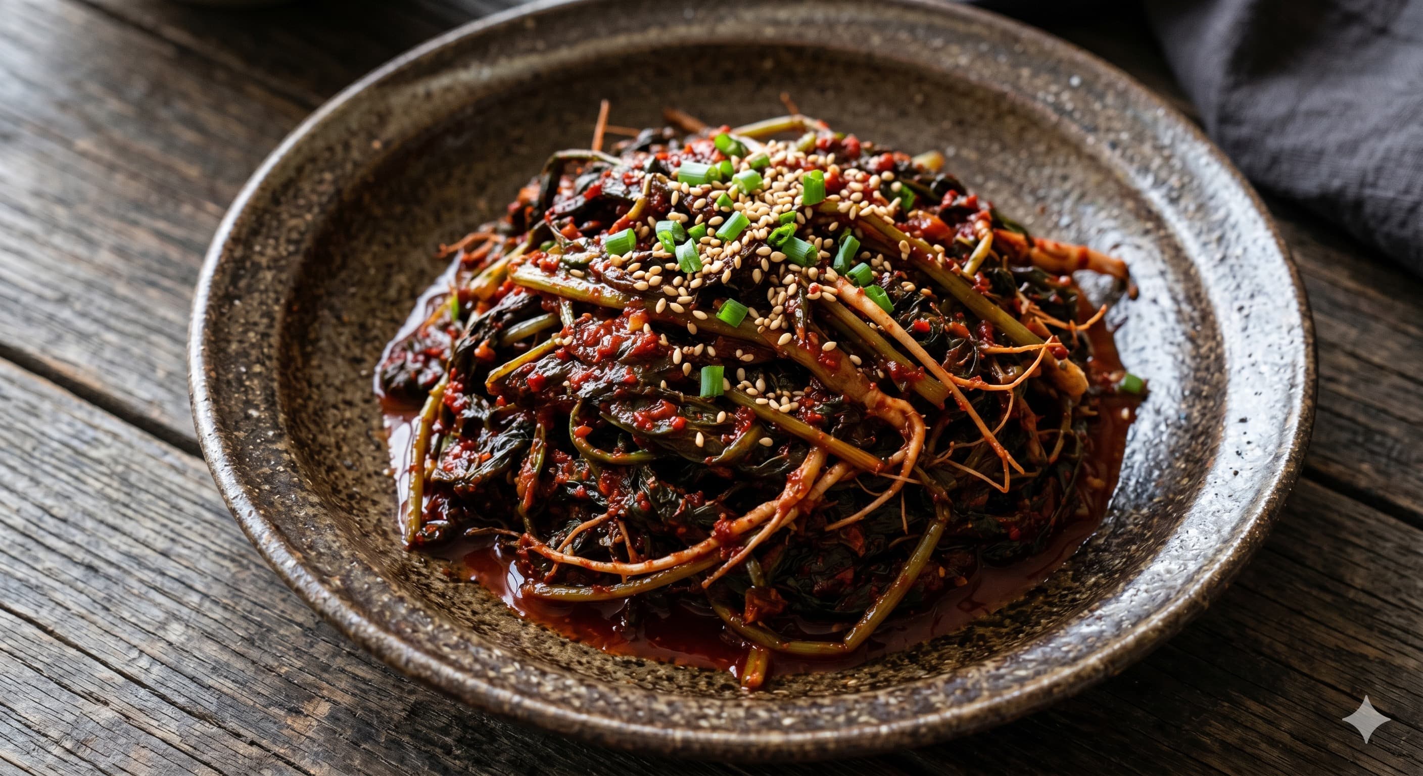 Godeulppaegi Kimchi (Bitter Herb Kimchi) (고들빼기김치)