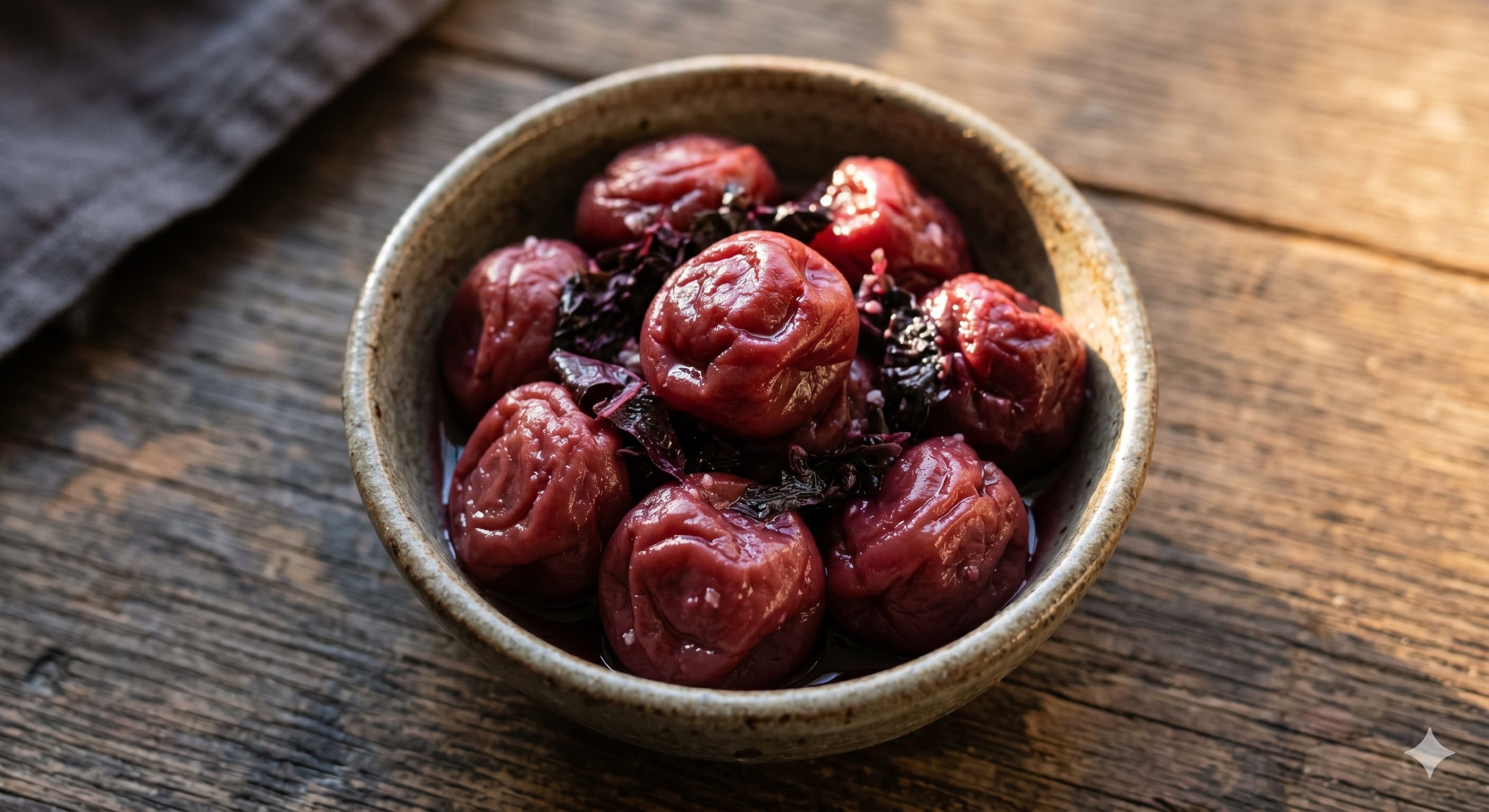 Traditional Pickled Plums (Umeboshi) (우메보시)