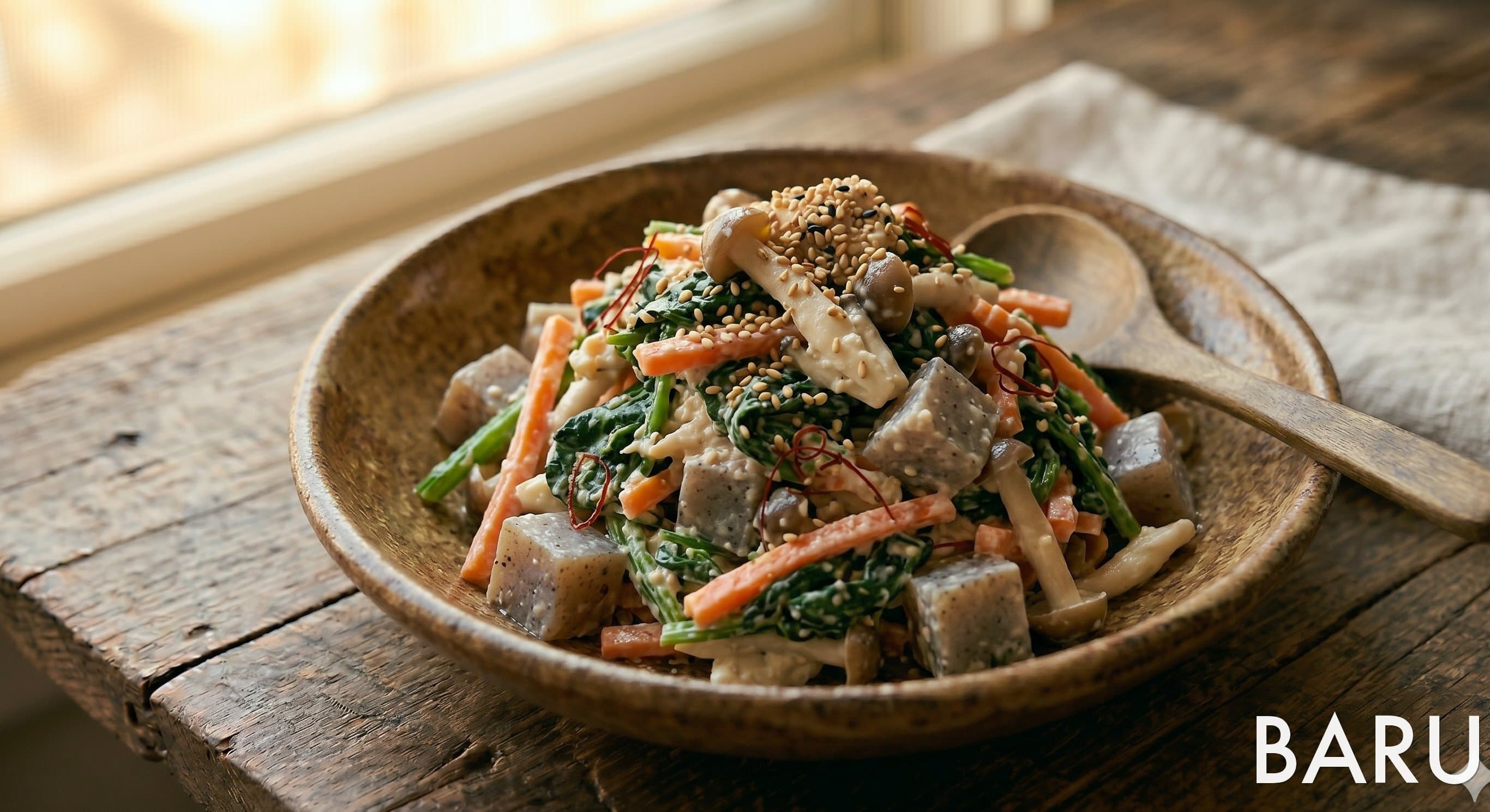 Classic Tofu Dressed Vegetables (Shira-Ae) (기본 시라아에)