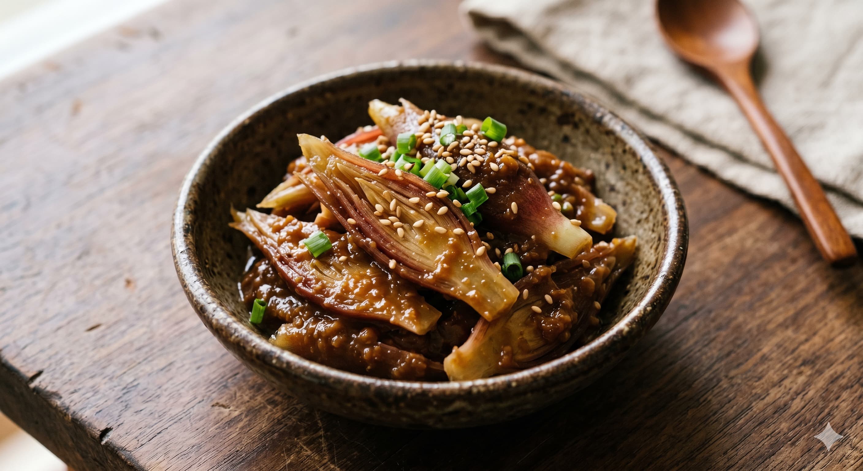 Myoga Ginger in Miso Pickle (양하 된장 절임)