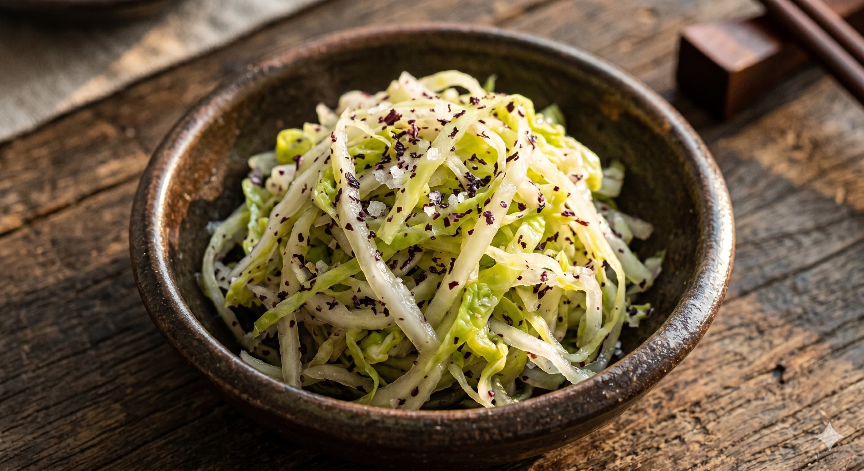 Cabbage with Perilla Pickle (양배추 자소 절임)