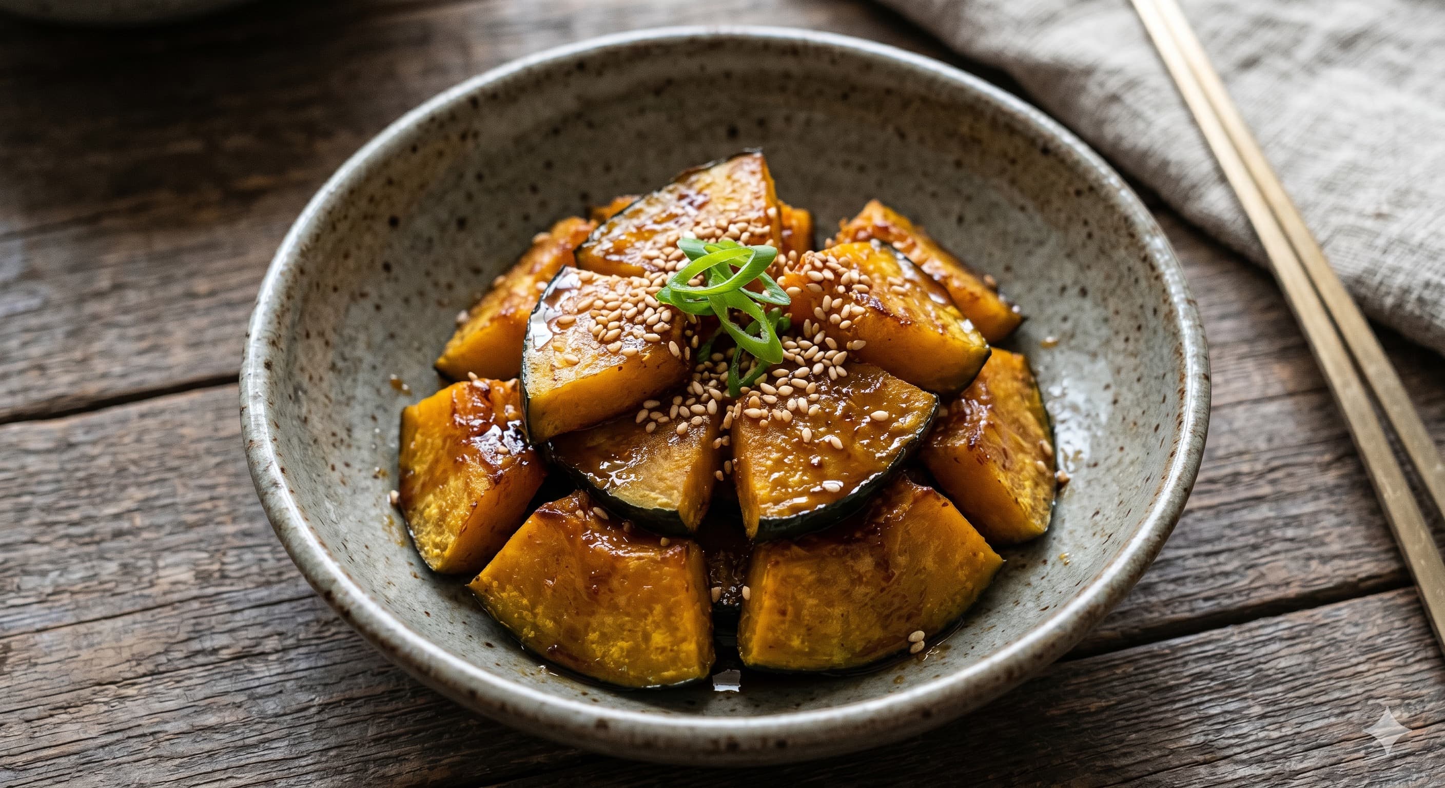 Sweet Vinegar Roasted Kabocha (단호박 단초 구이)