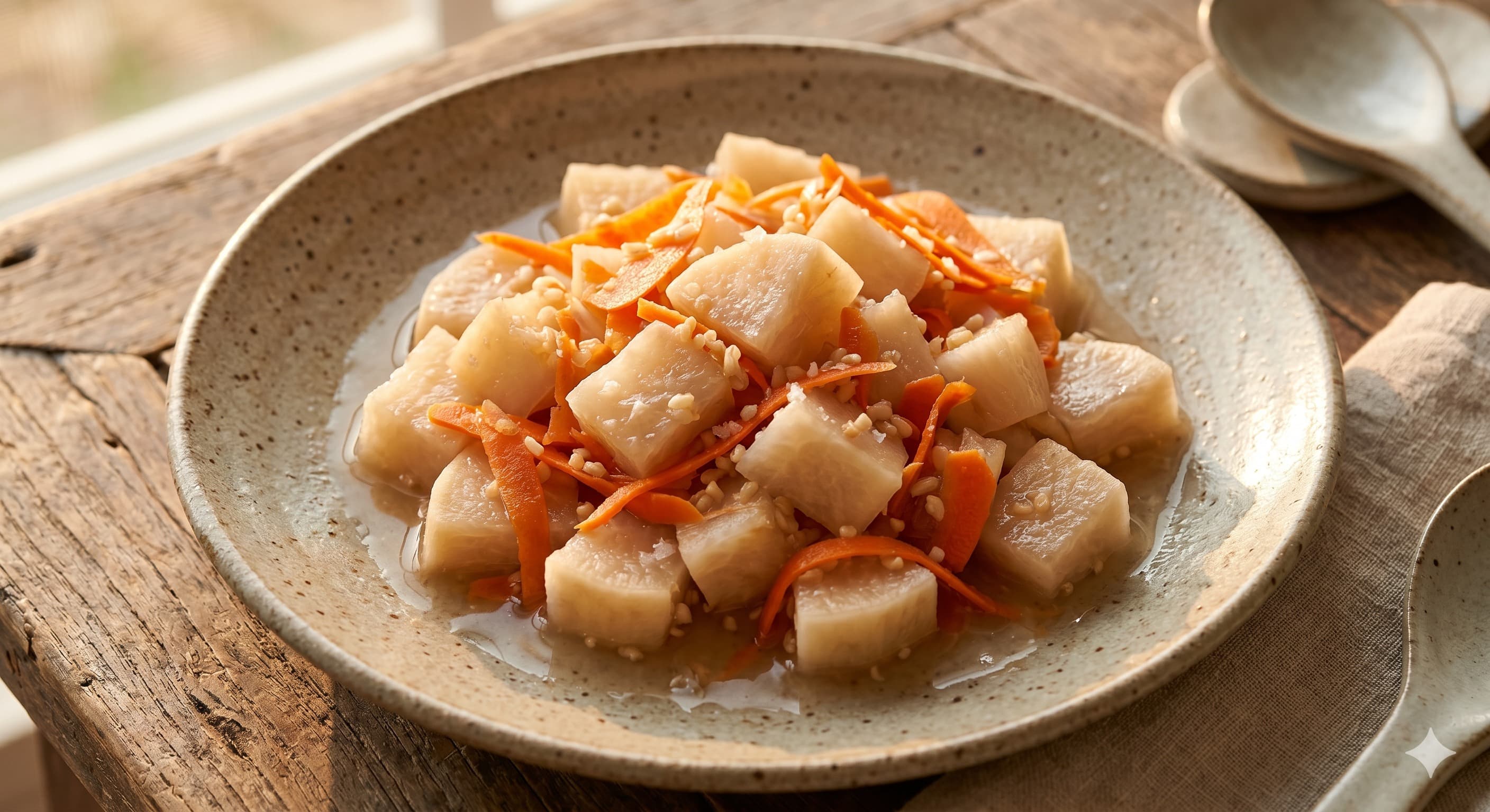 Turnip in Salt Koji Pickle (순무 소금누룩 절임)