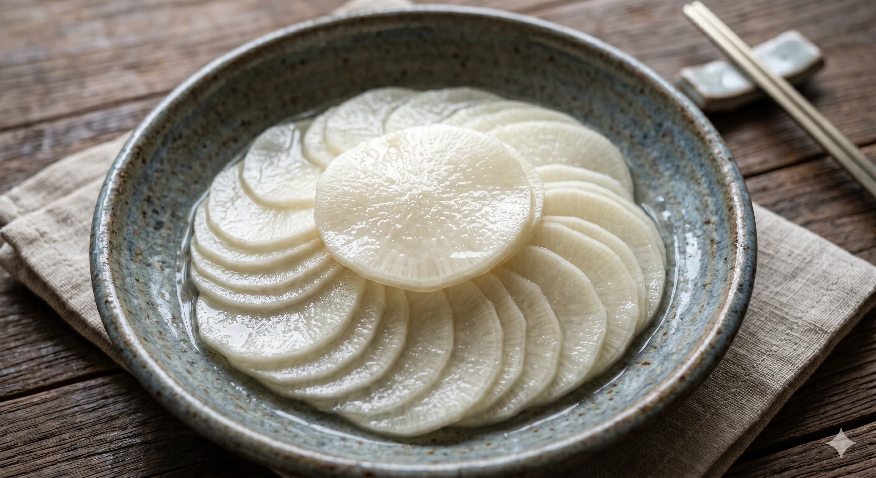 Sweet Pickled Radish (고깃집 무초절임)