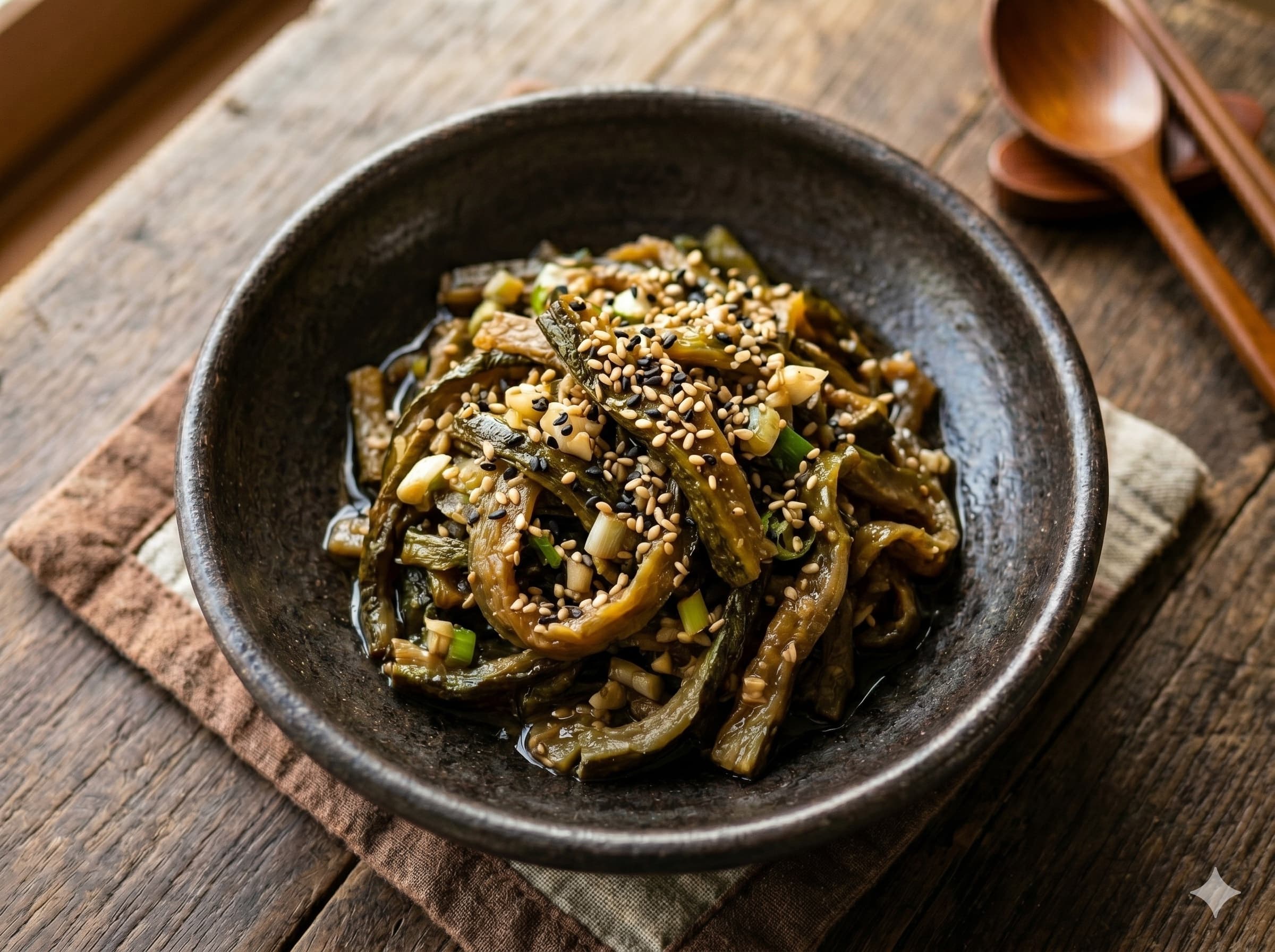 Stir-fried Dried Zucchini (호박고지 볶음)