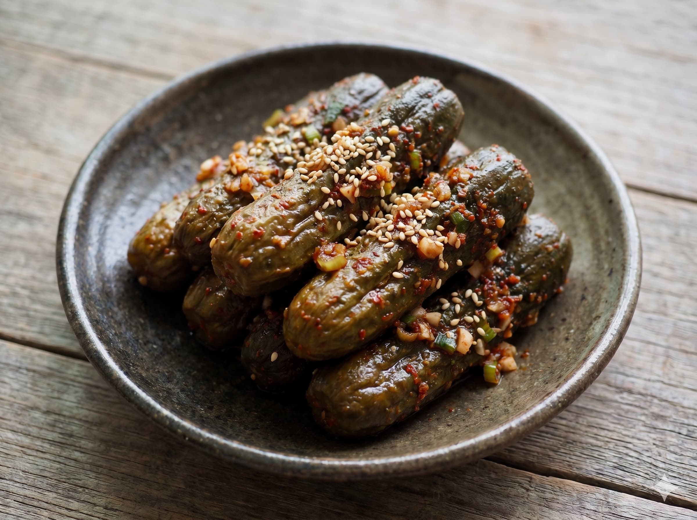 Seasoned Brined Cucumber (오이지 무침)