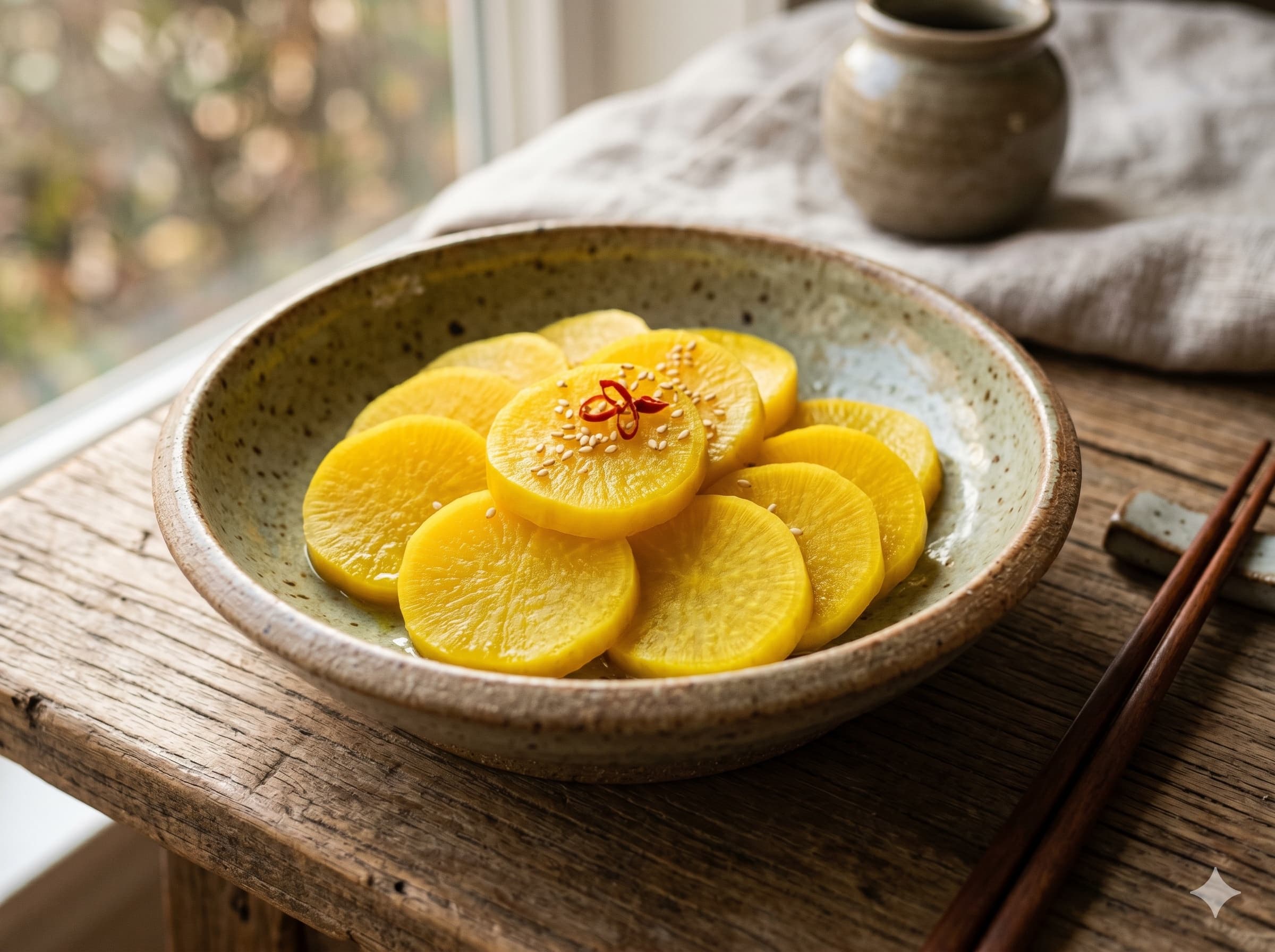 Yellow Pickled Daikon (타쿠안)