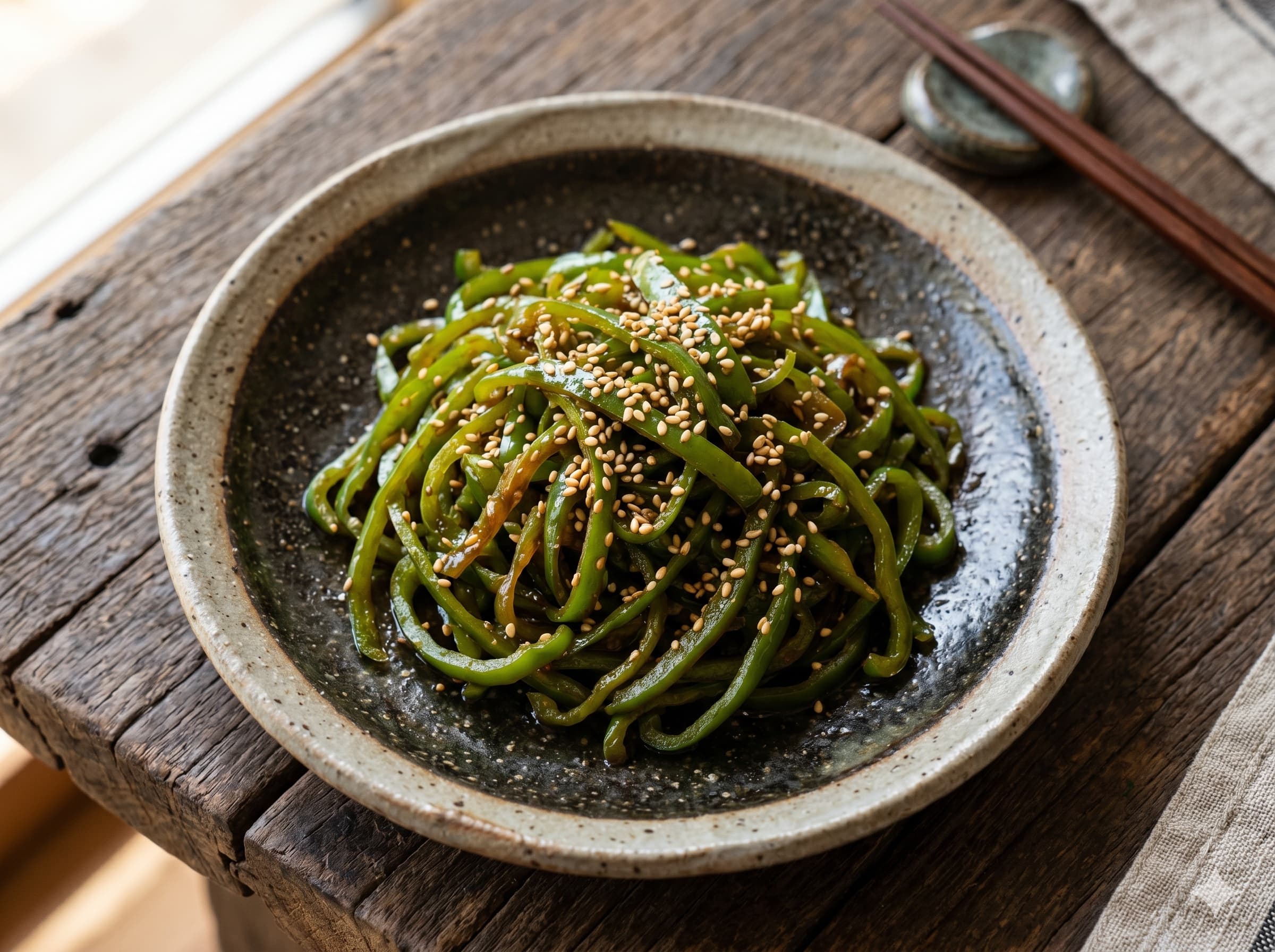 Bell Pepper Kinpira (피만노 킨피라)