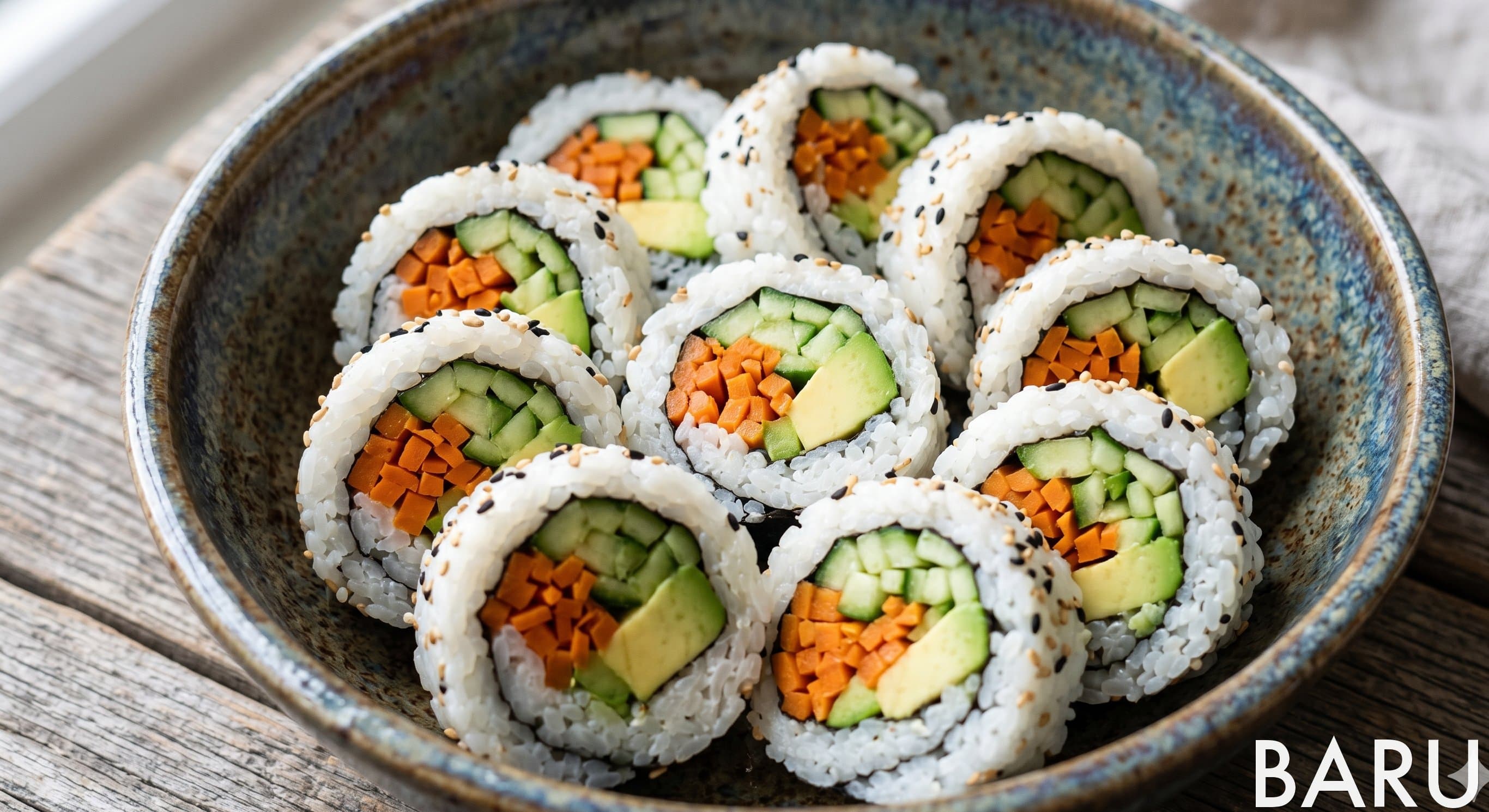 Nude Gimbap (Inside-Out Rice Rolls) (누드김밥)