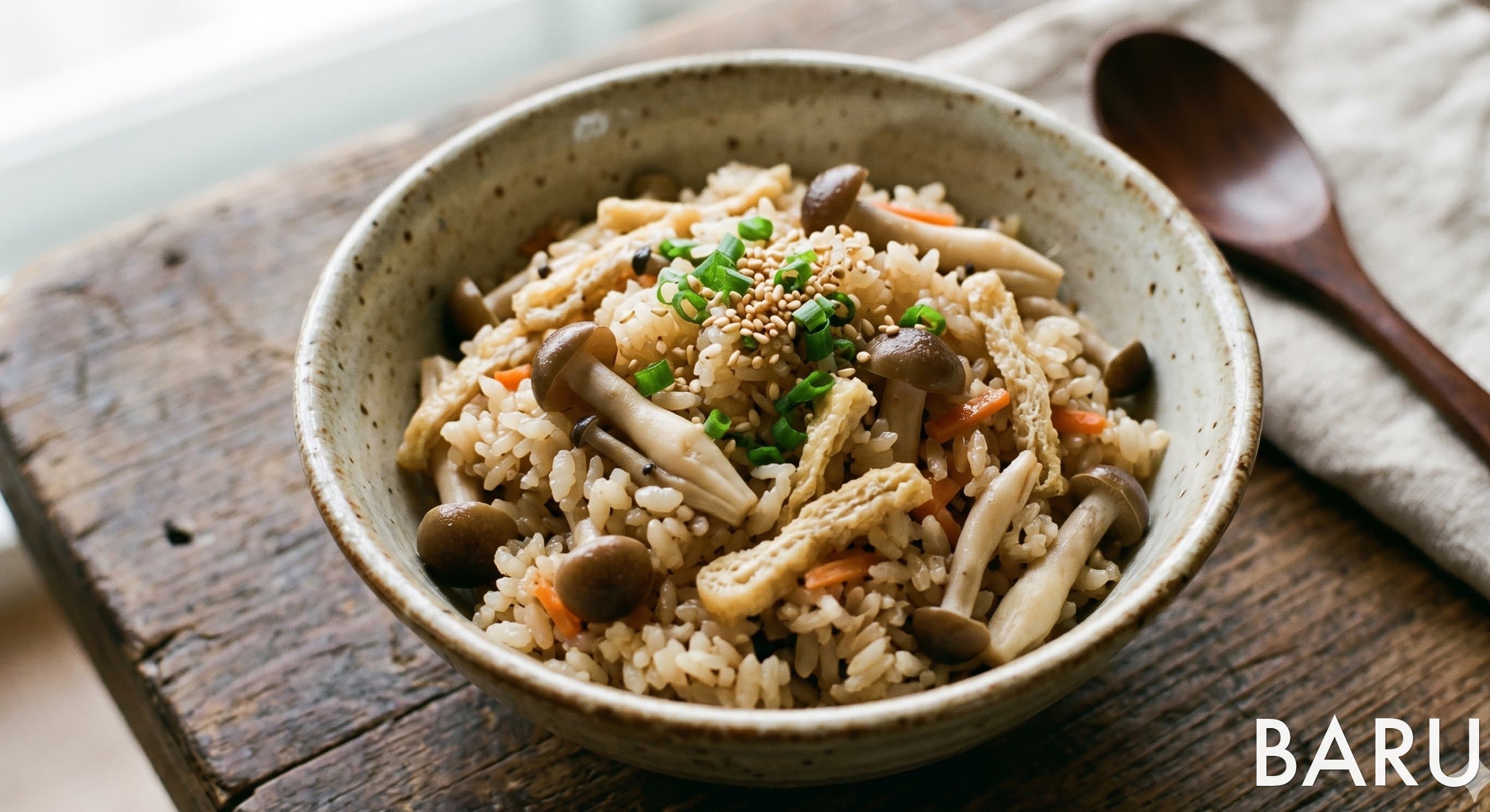 Shimeji Mushroom Rice (만가닥버섯밥)