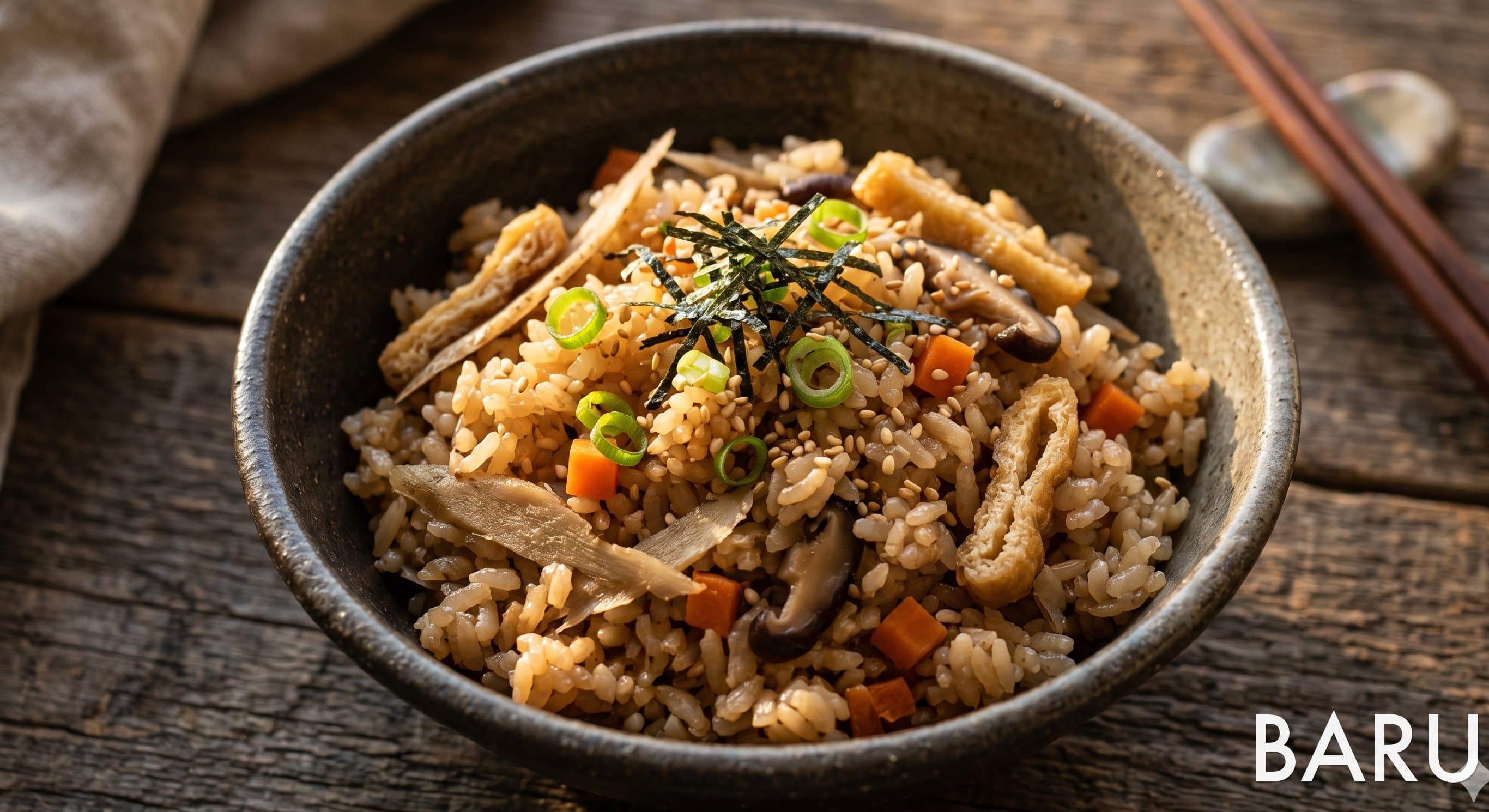 Takikomi Gohan (Japanese Seasoned Rice with Vegetables) (다키코미 고항 (채소 솥밥))