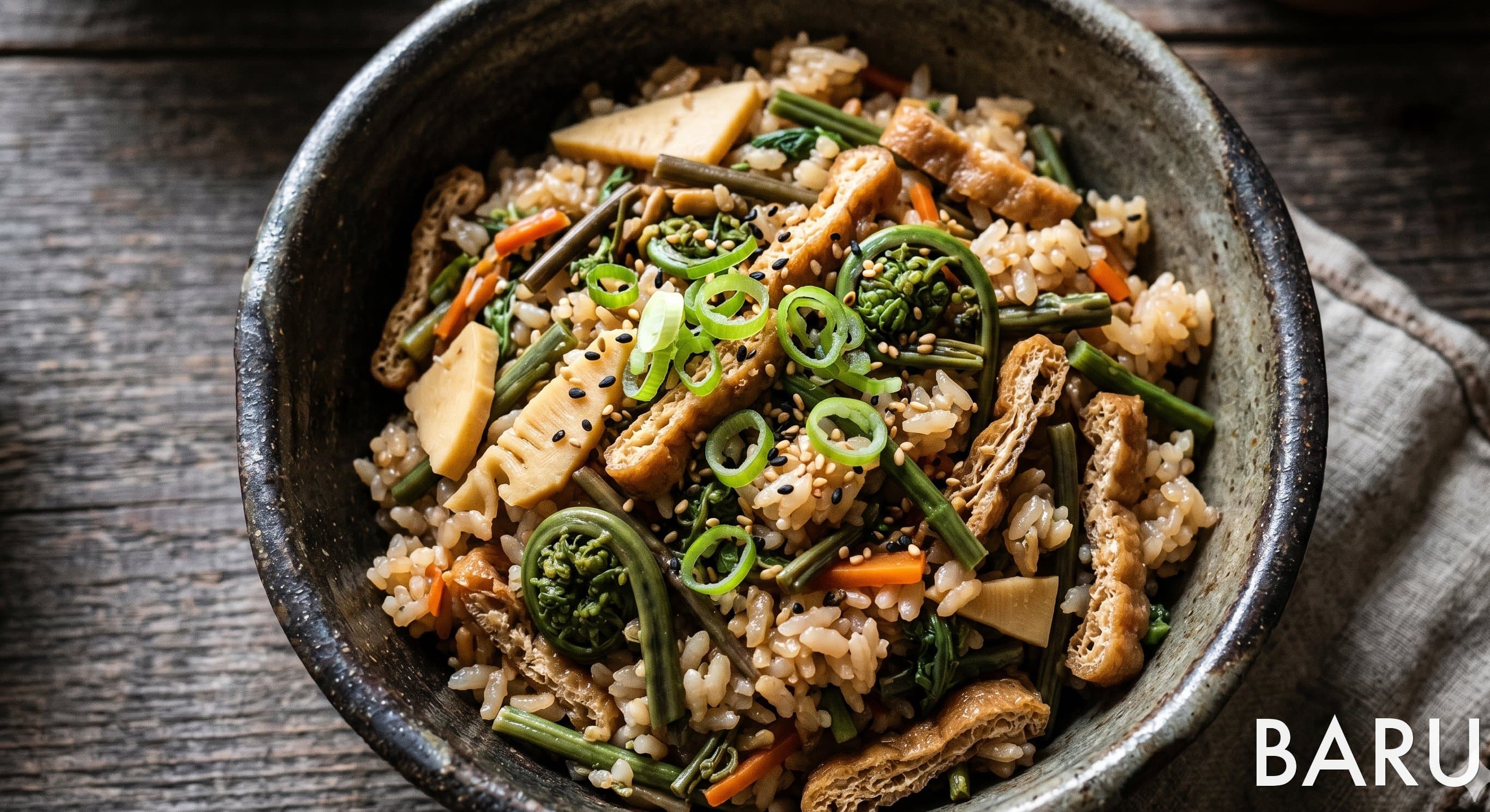 Sansai Gohan (Wild Mountain Vegetable Rice) (산사이 고항 (산채밥))