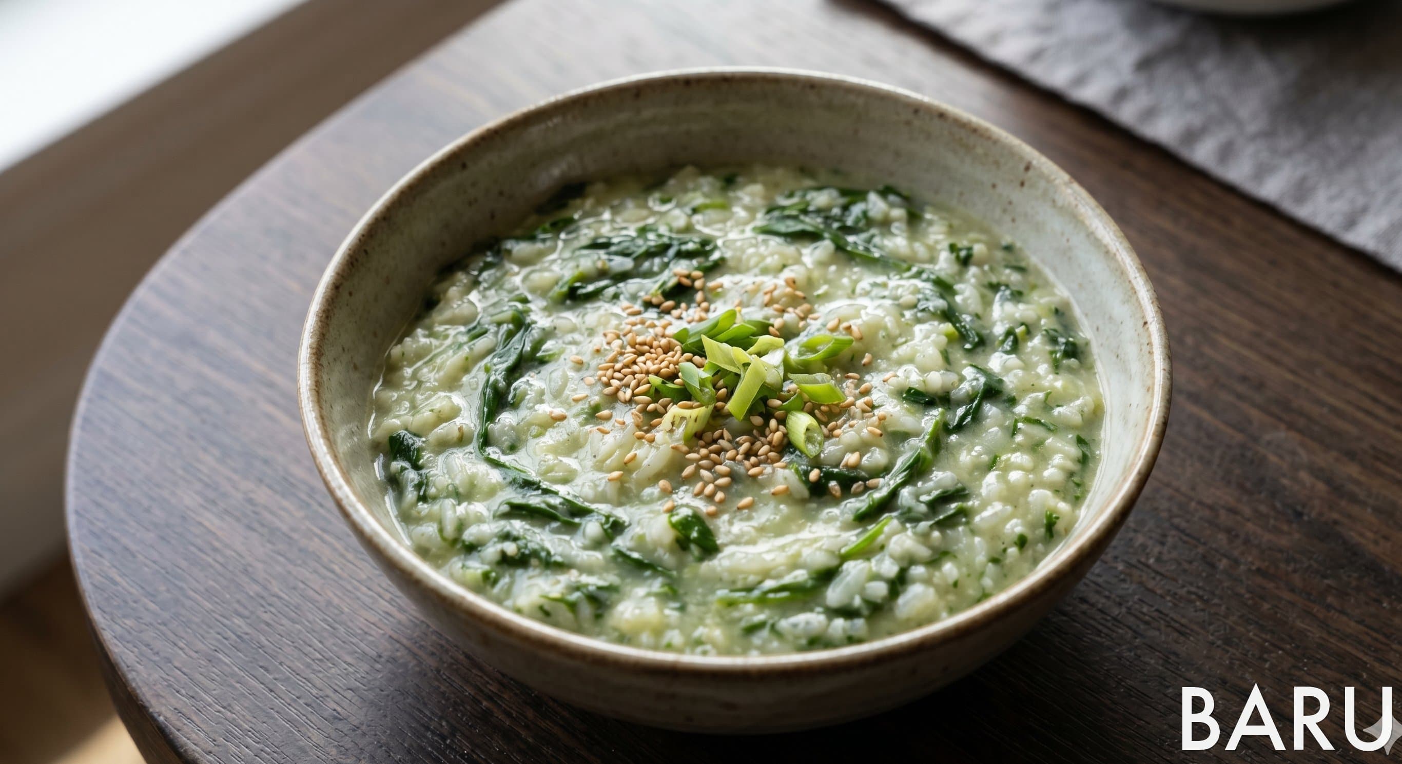 Spinach Rice Porridge (시금치죽)