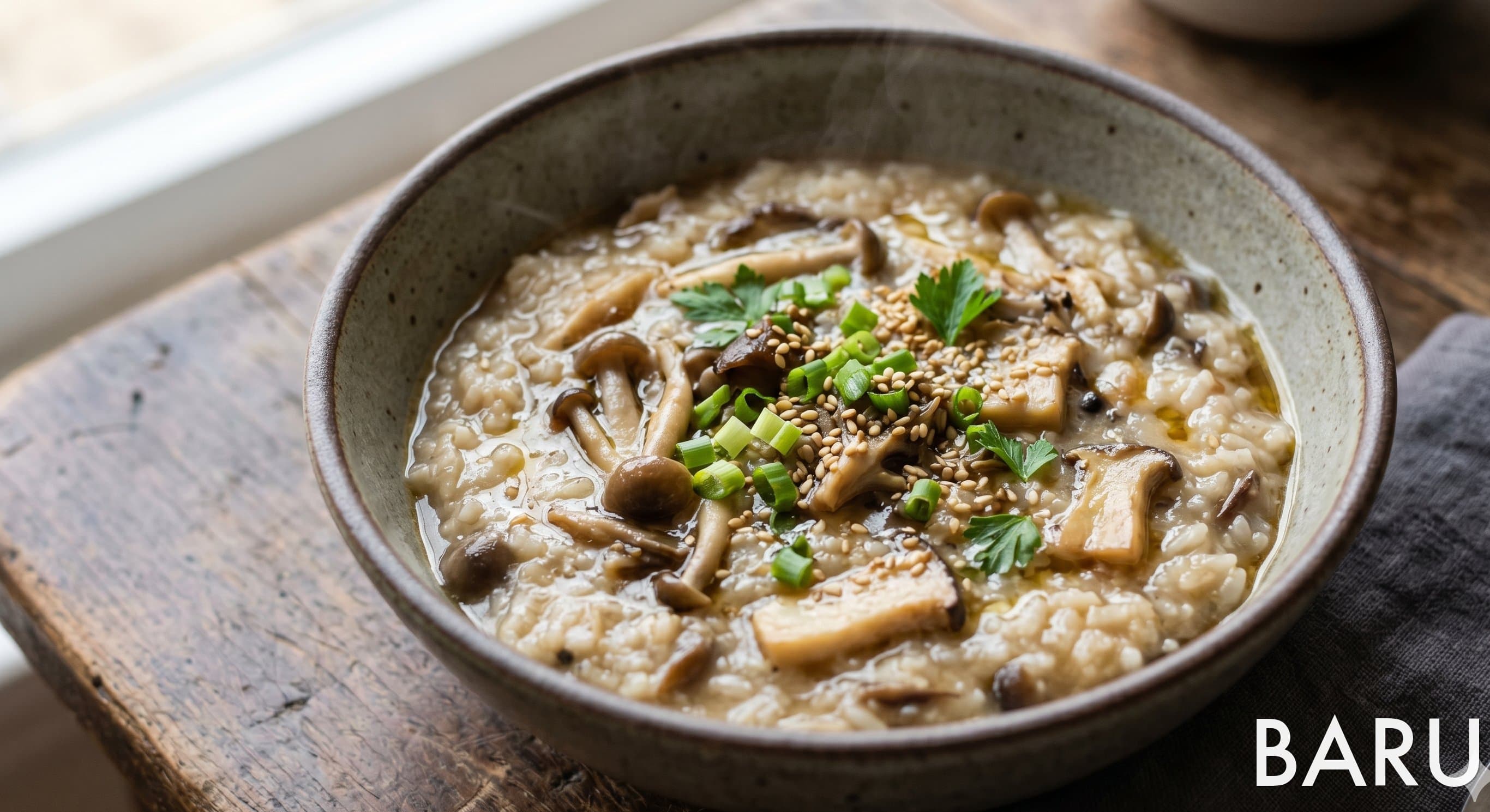 Melting Mushroom Porridge (버섯 듬뿍 죽)