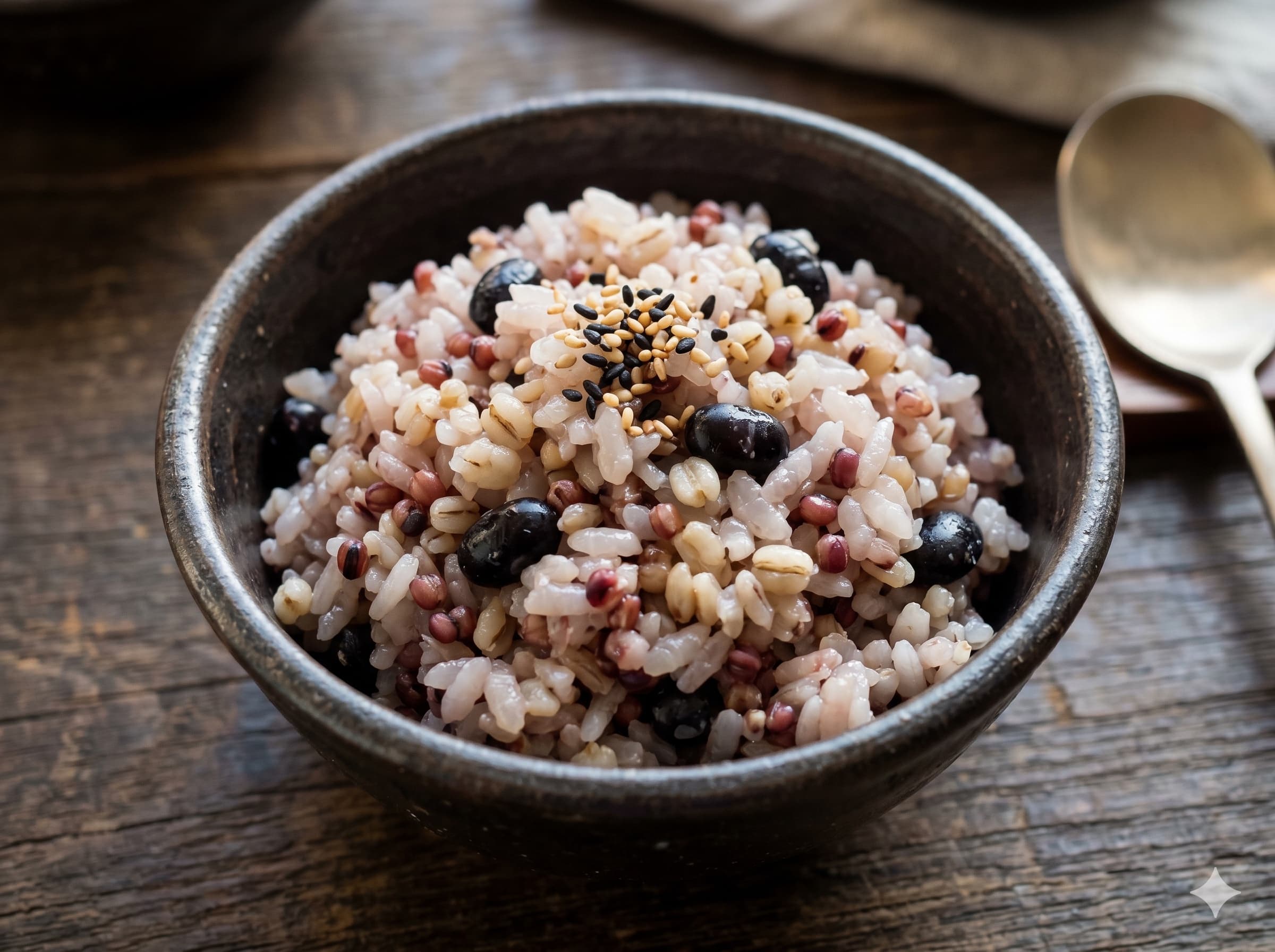 Japgok-bap (Multi-Grain Rice) (잡곡밥)