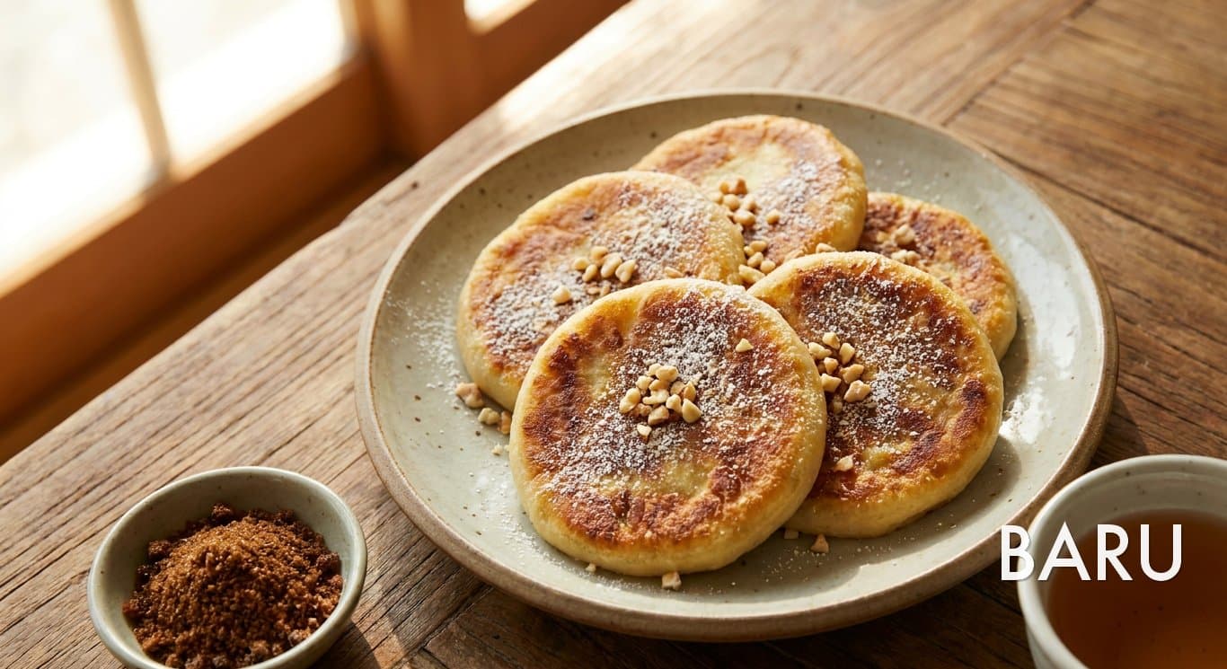 Hotteok (Sweet Filled Jeon) (호떡)