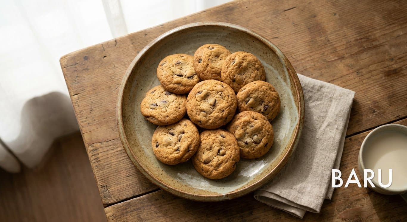 Soy Milk Chocolate Chip Cookies (두유 초코칩 쿠키)