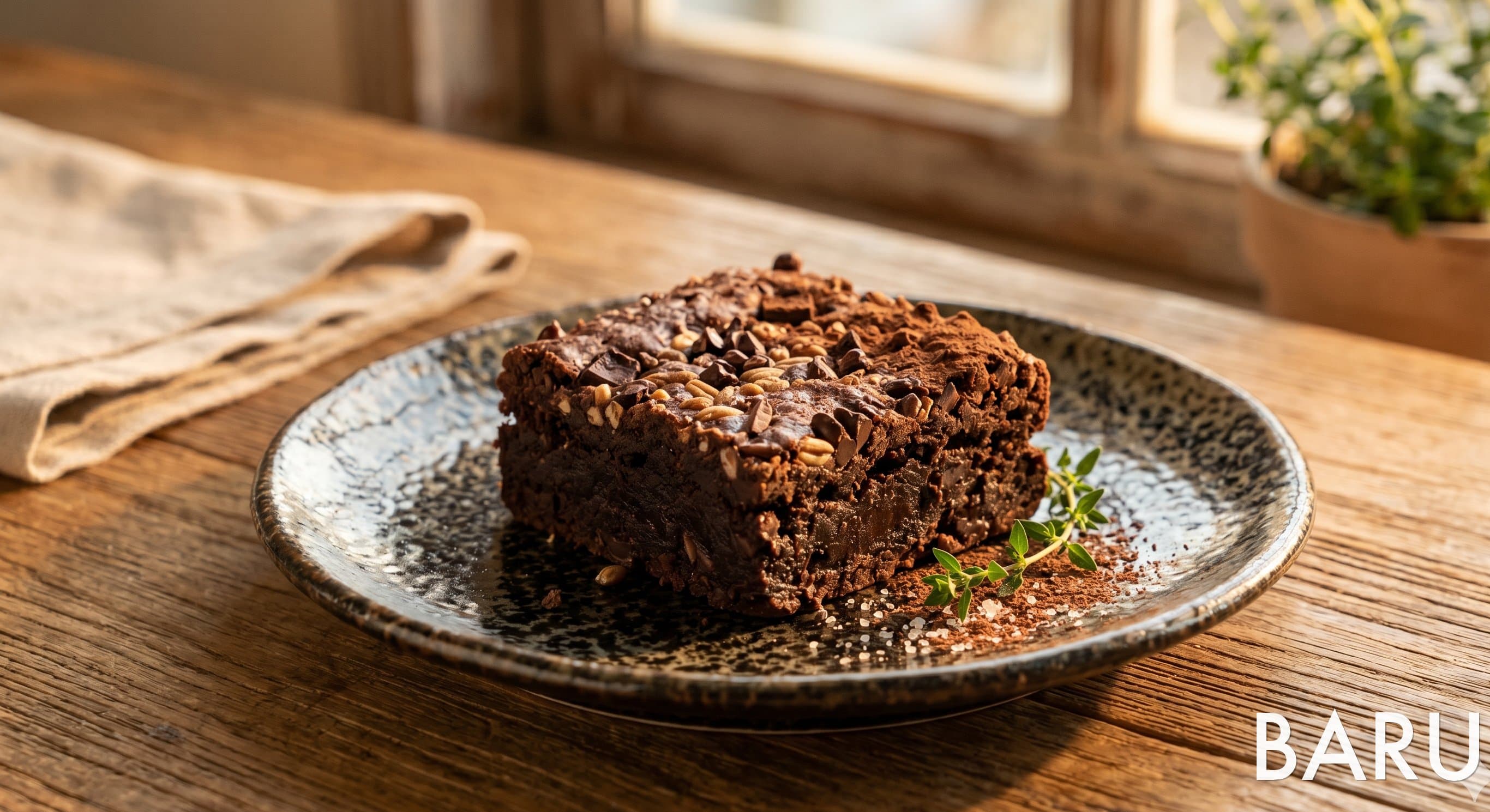 Whole Wheat Tofu Brownie (통밀두부브라우니)