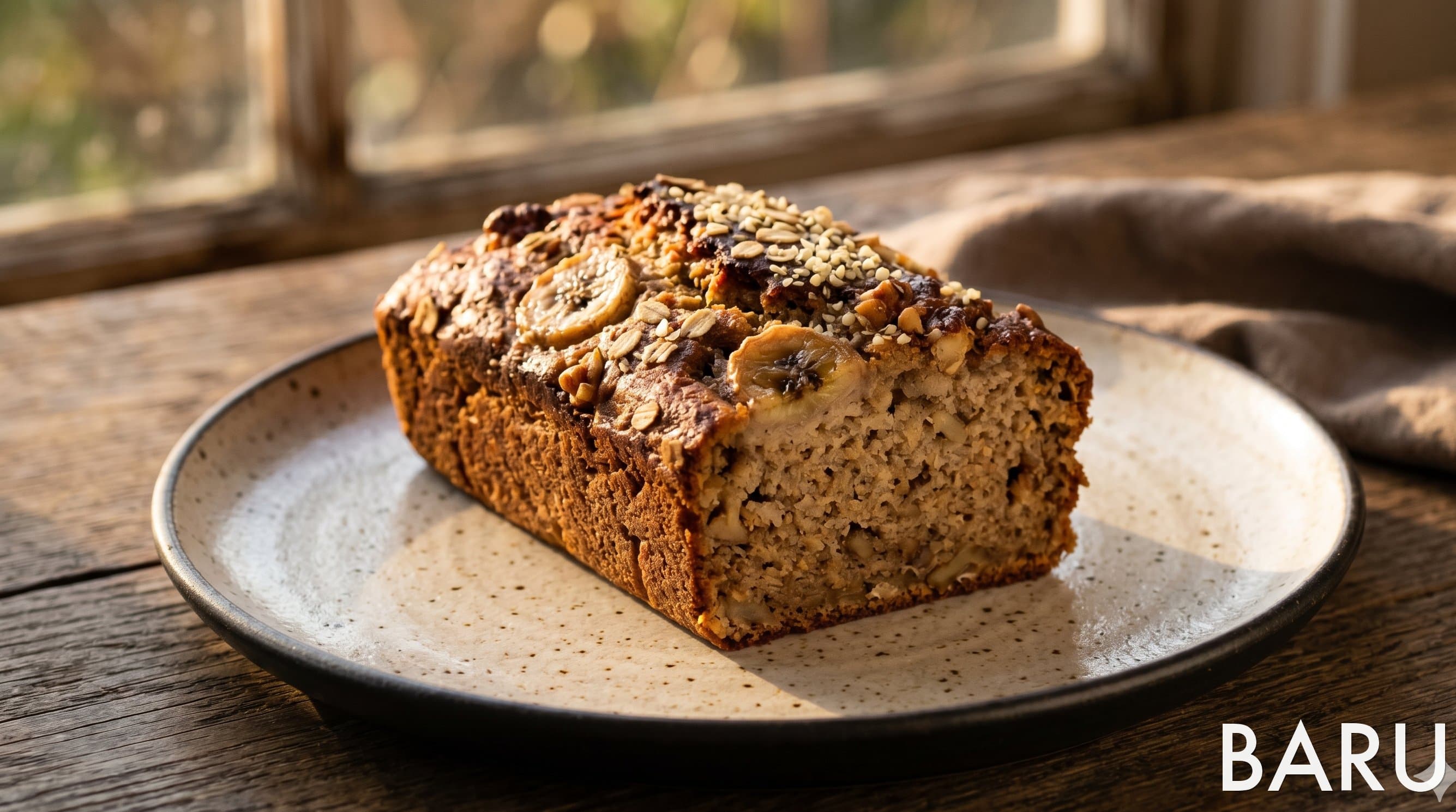 Gluten-free Banana Mochi Bread (바나나 찹쌀빵)