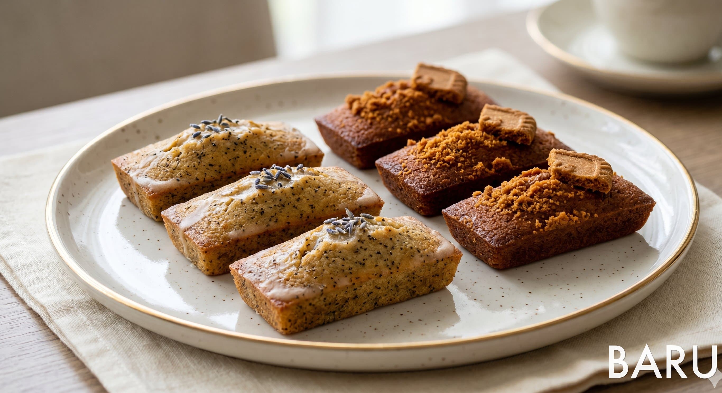 Financiers (2 Flavors Earl Grey & Lotus) (프랑스음식 휘낭시에)