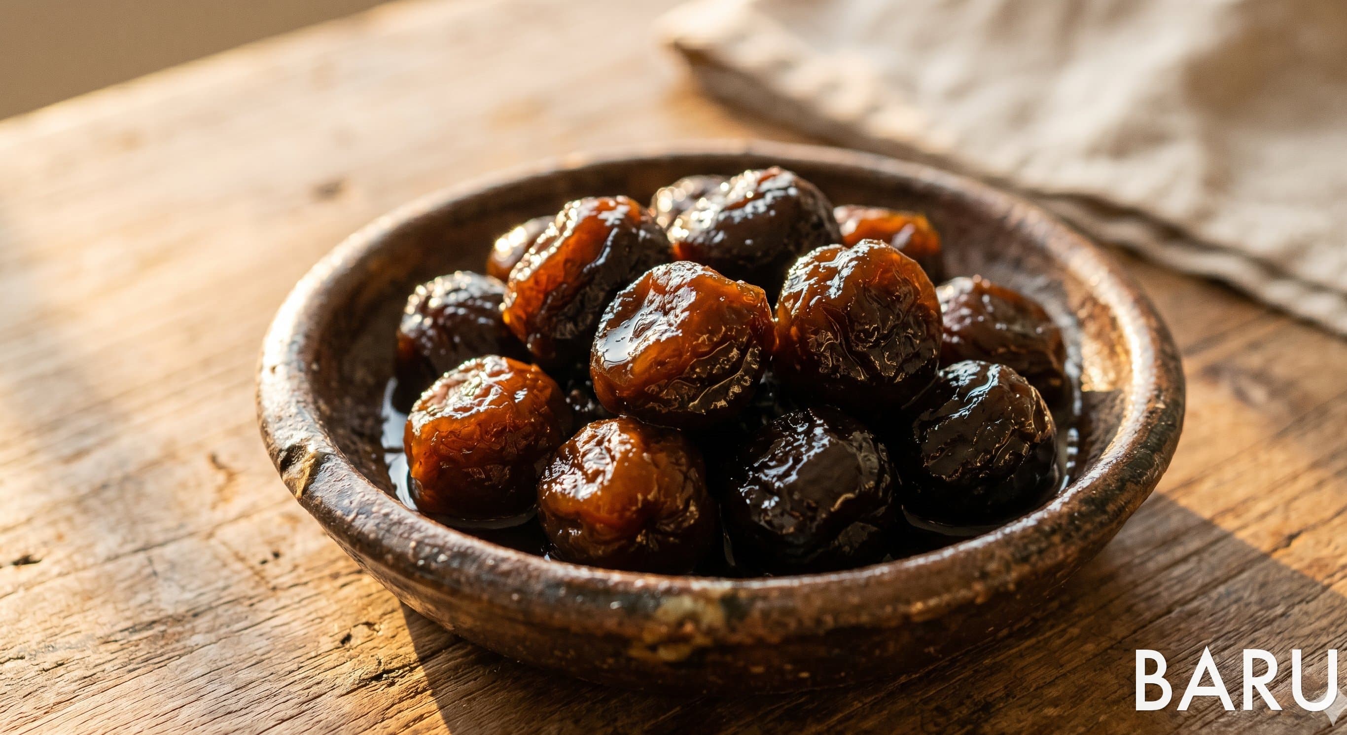Candied Plums from Plum Wine (Umeshu Ume) (매실주 매실 감로조림)
