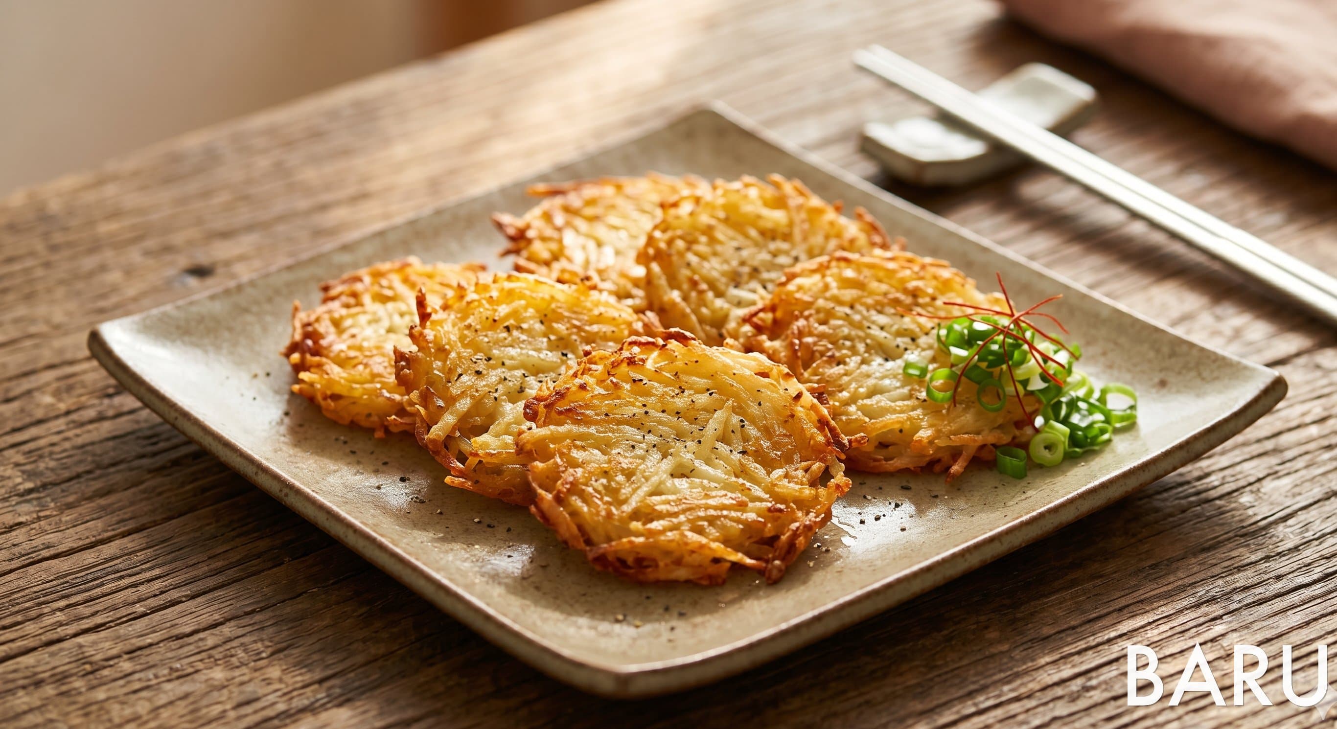 Crispy Shredded Potato Jeon (감자채전)