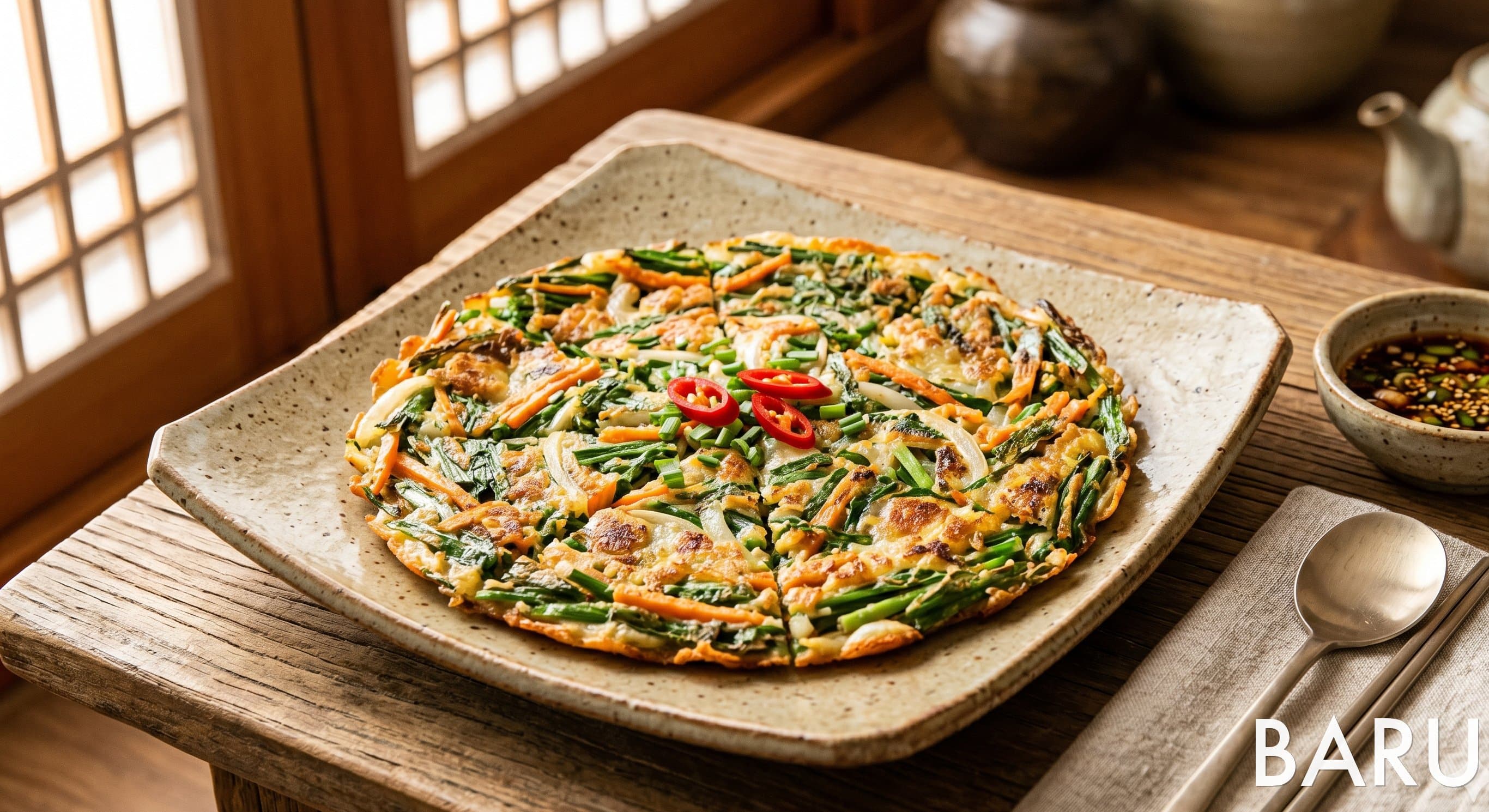 Crispy Chive Jeon (부추전)