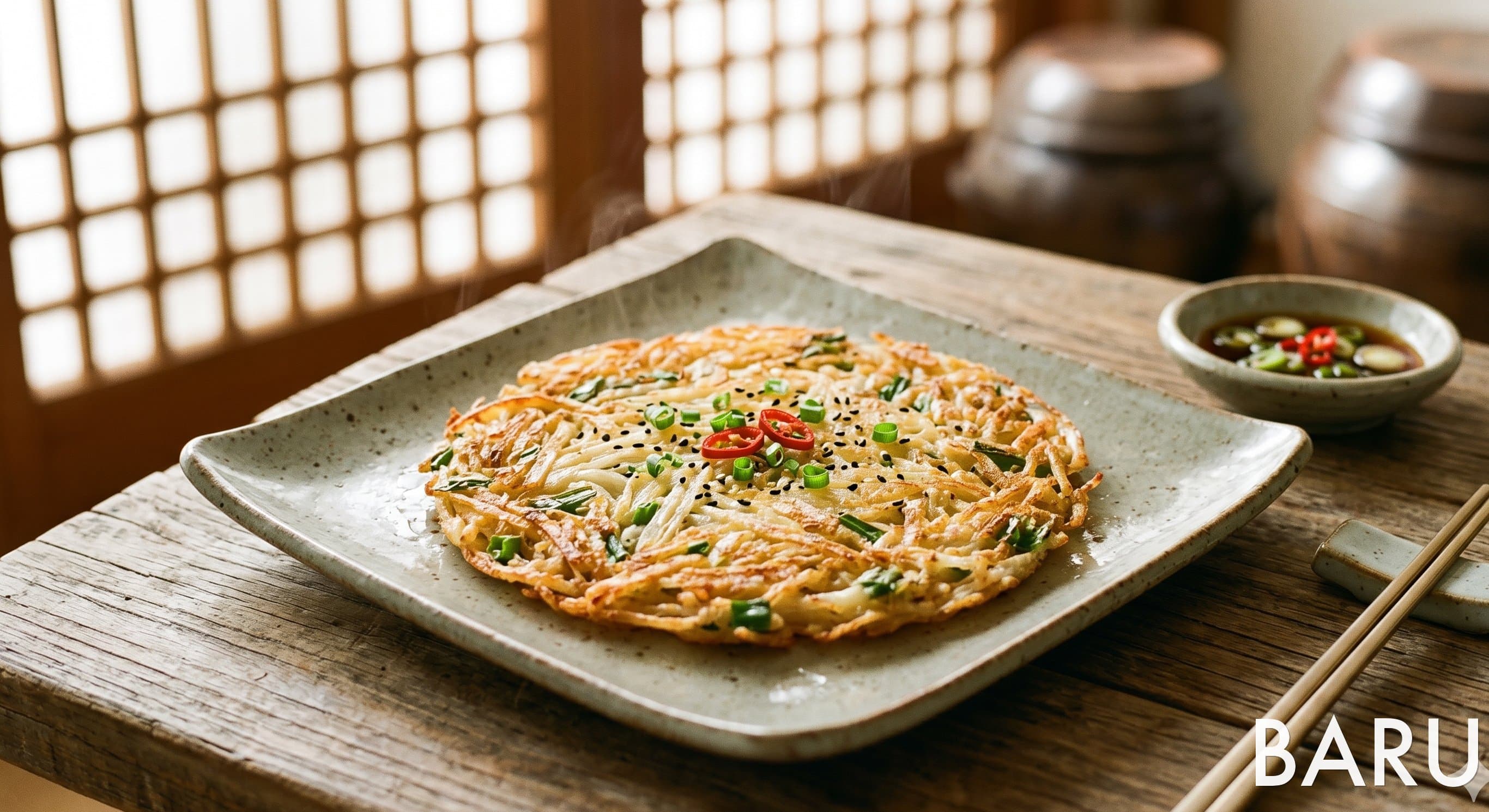 Crispy Shredded Radish Jeon (가을 무채전)