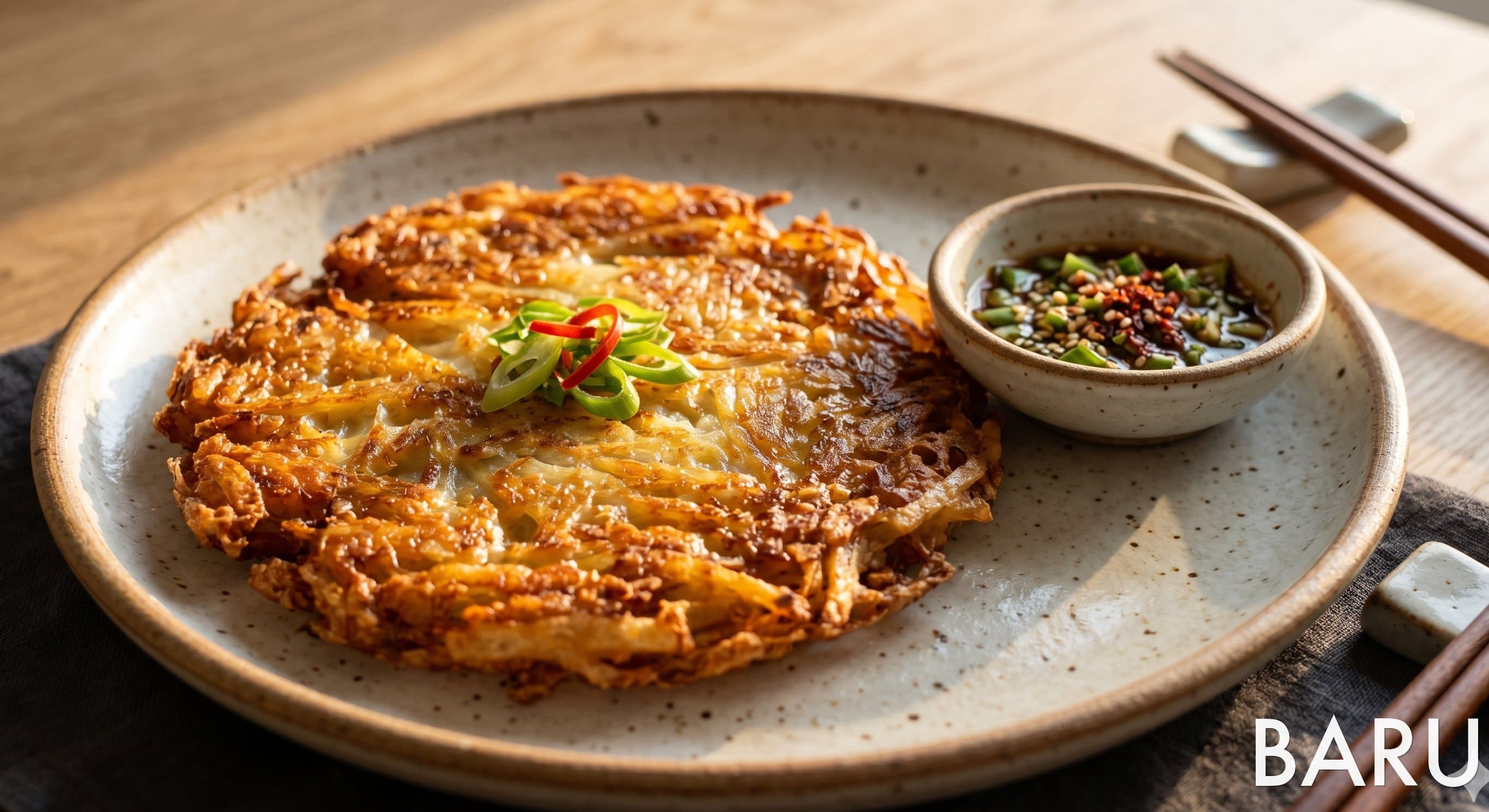 Gamjajeon (Crispy Potato Pancake) (감자전)