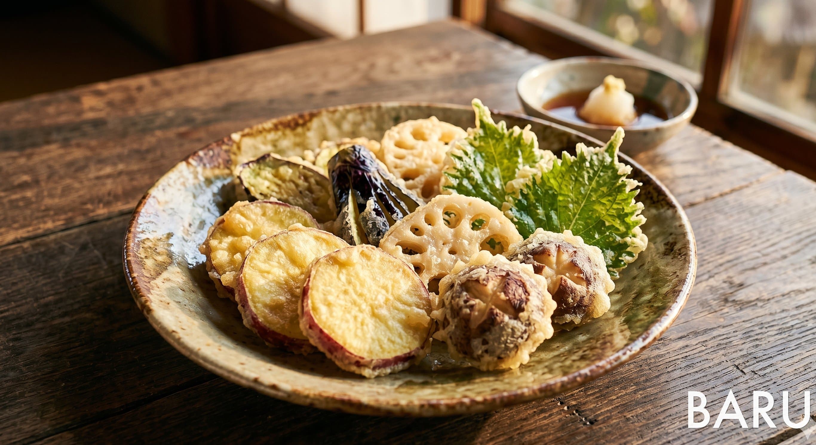 Shojin Age (Temple-Style Vegetable Tempura) (정진아게 (사찰 채소 튀김))