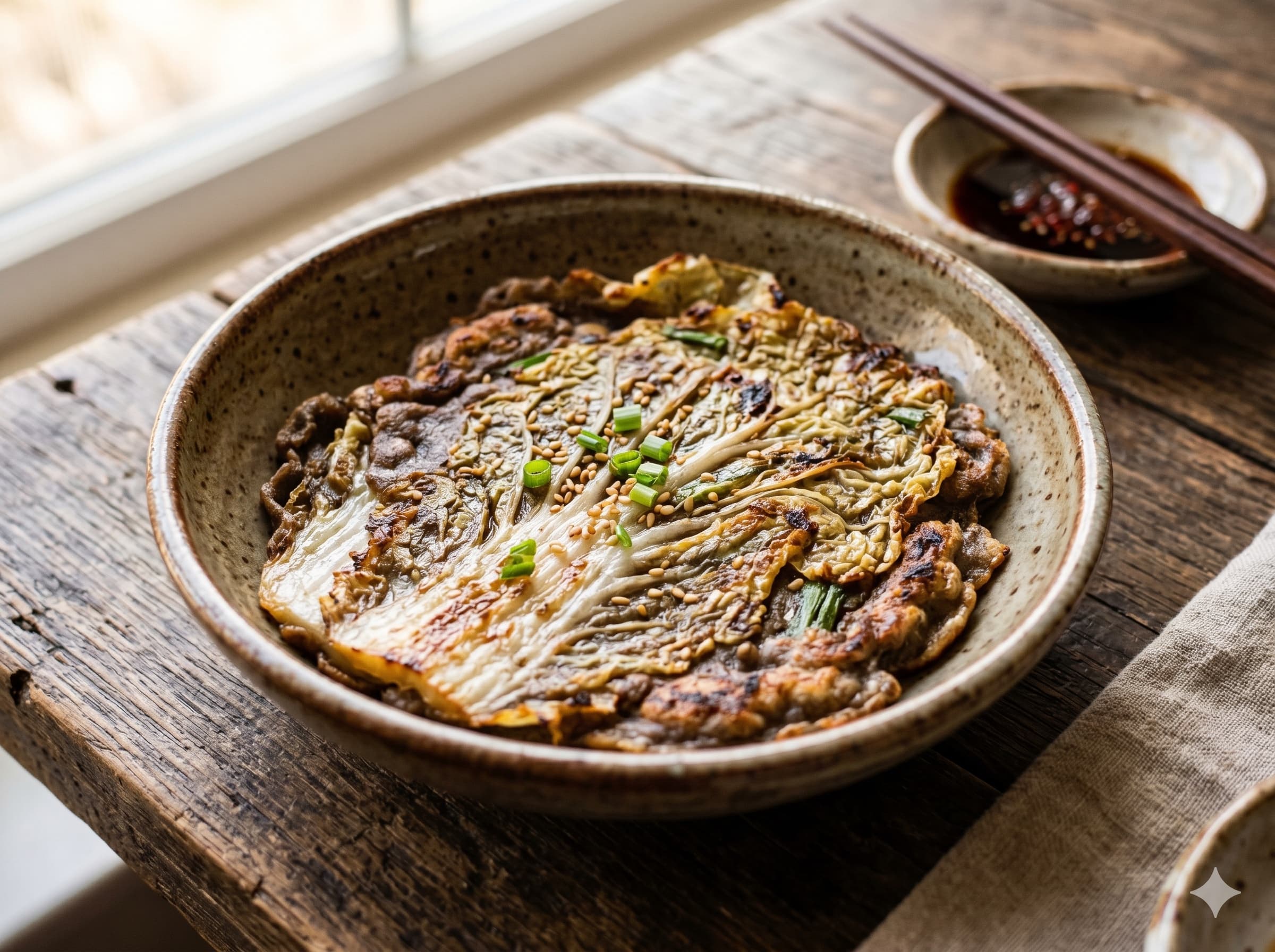 Buckwheat Cabbage Pancake (메밀 배추전)