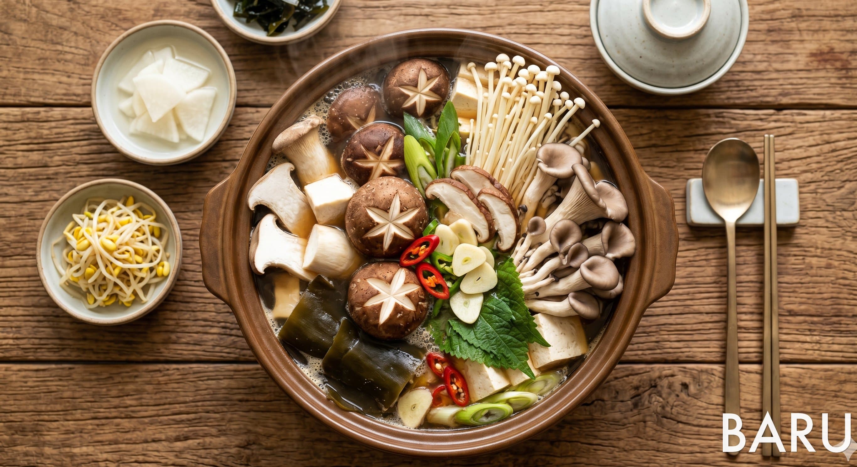 Mushroom Hot Pot (버섯전골)