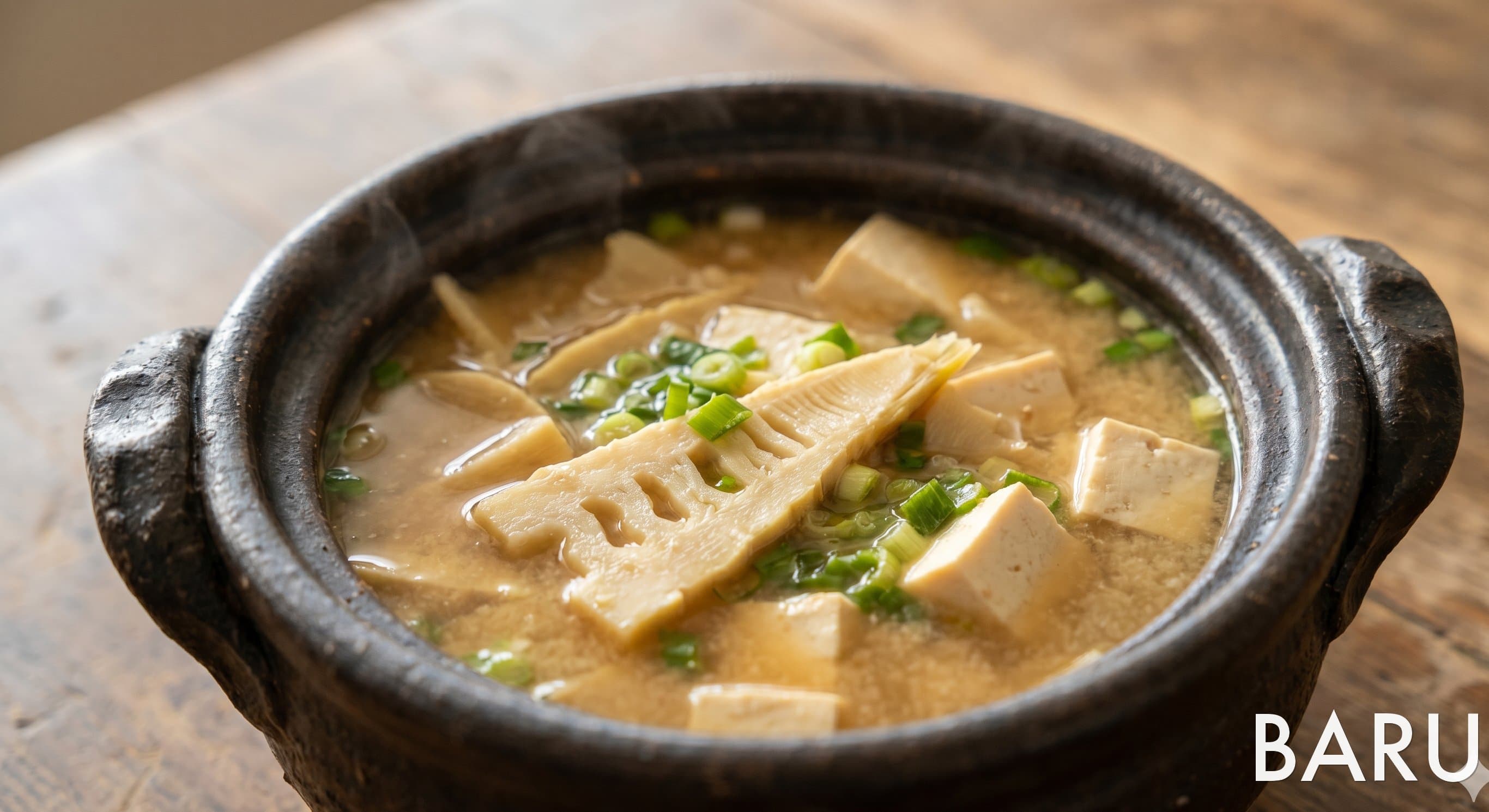 Tender Bamboo Shoot Tip Miso Soup (죽순 겉껍질 된장국)