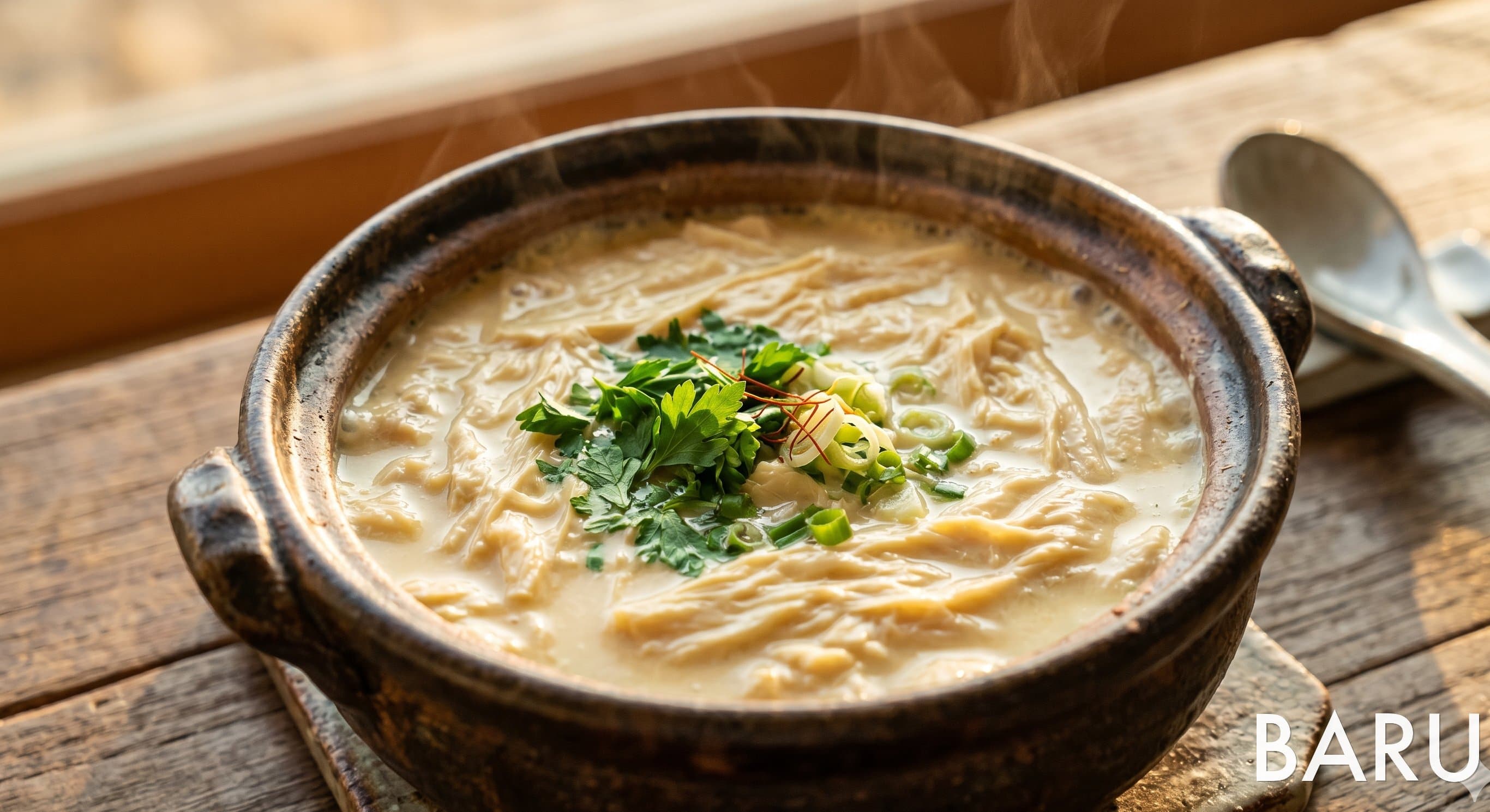 Fresh Tofu Skin Soup (생 유바 수프)