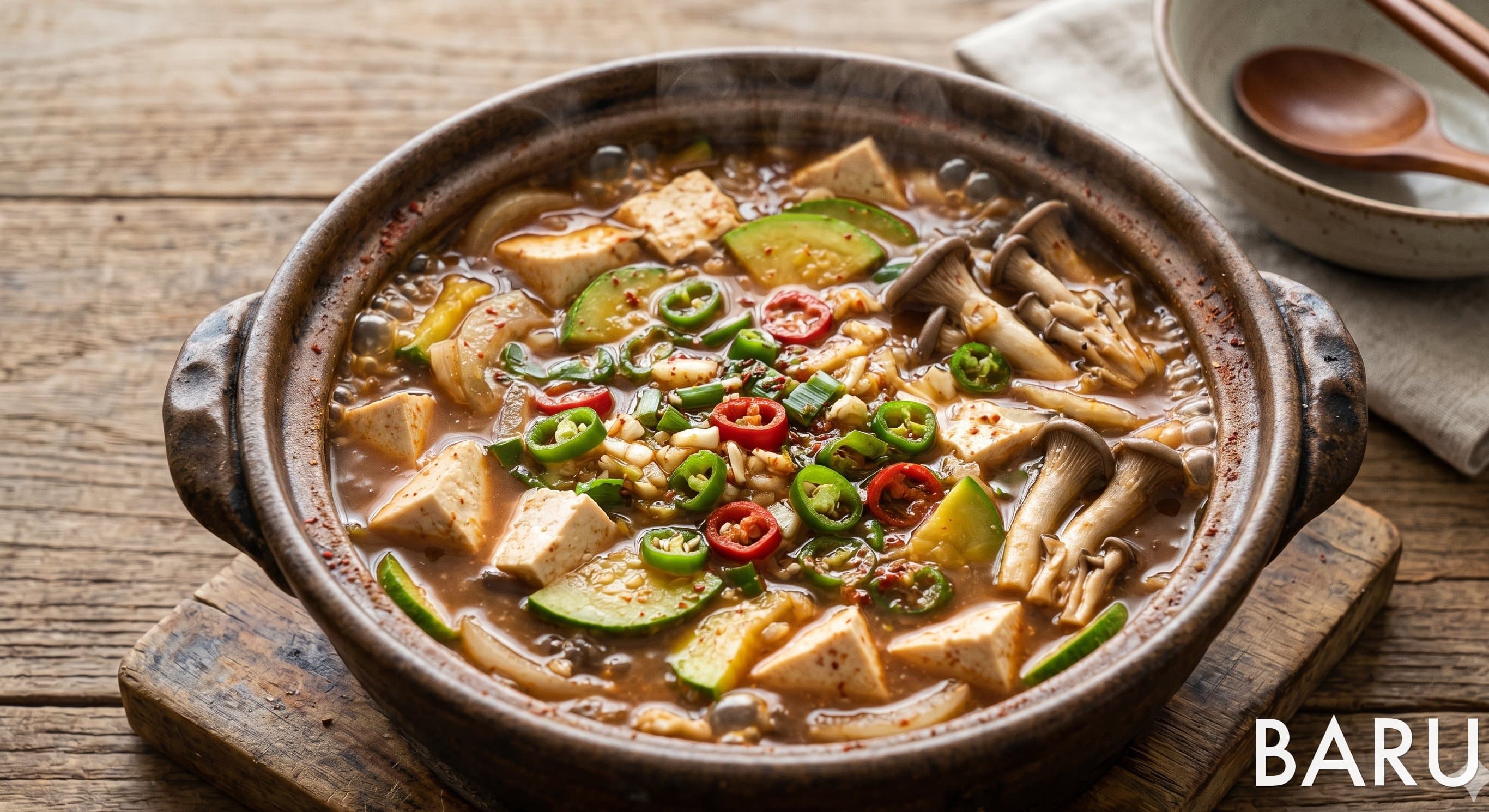 Spicy Doenjang Jjigae (매콤 된장찌개)