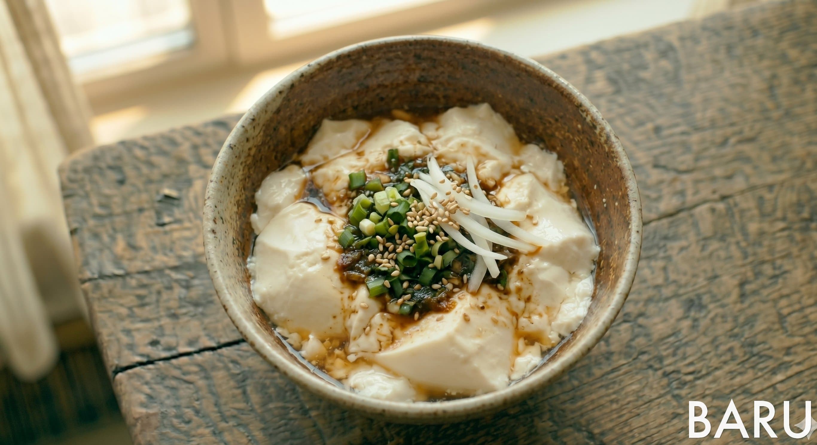 Silky Sundubu with Seasoning Soy Sauce (초당 순두부)