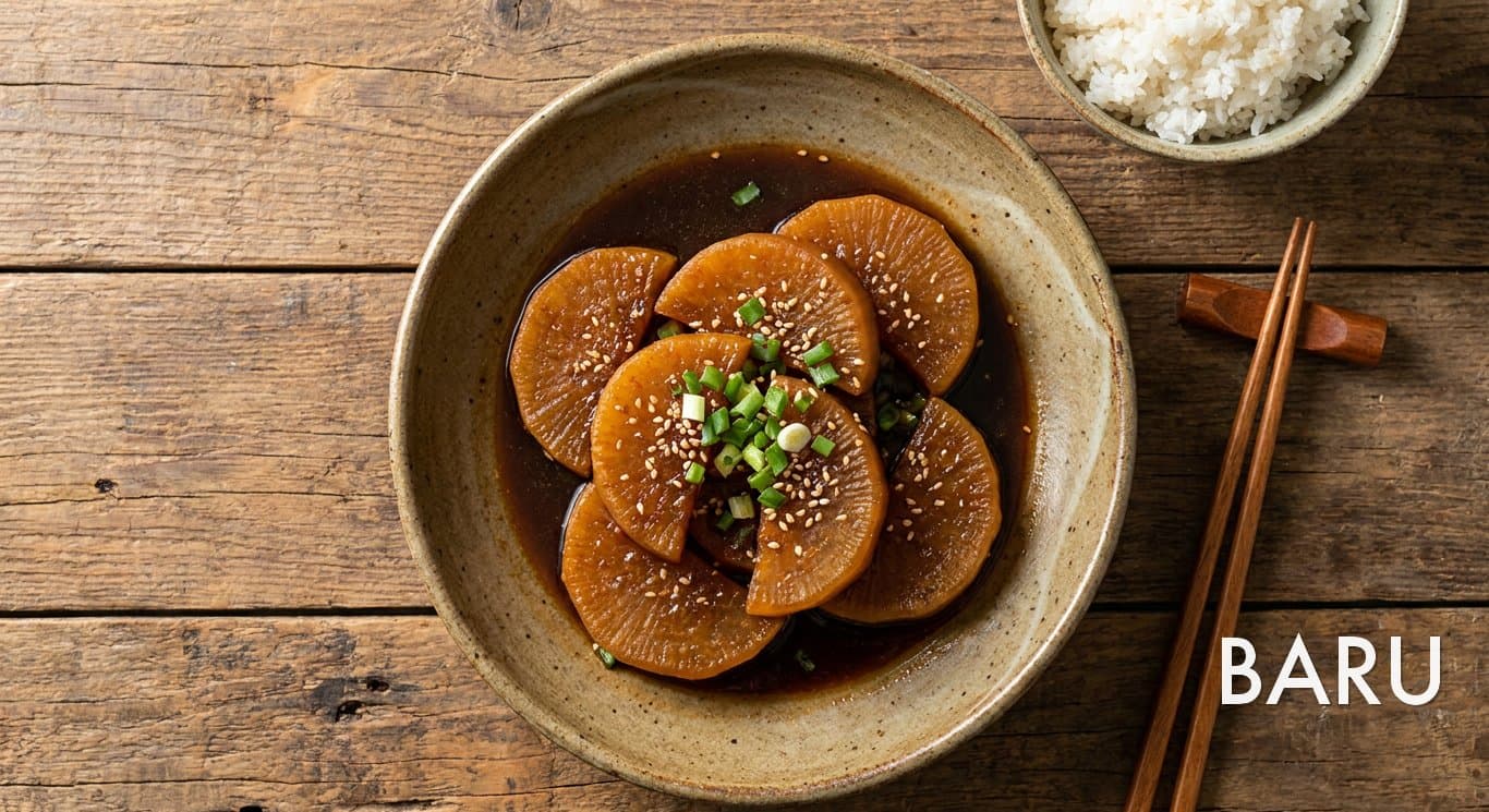 Soy-braised Radish (무조림)